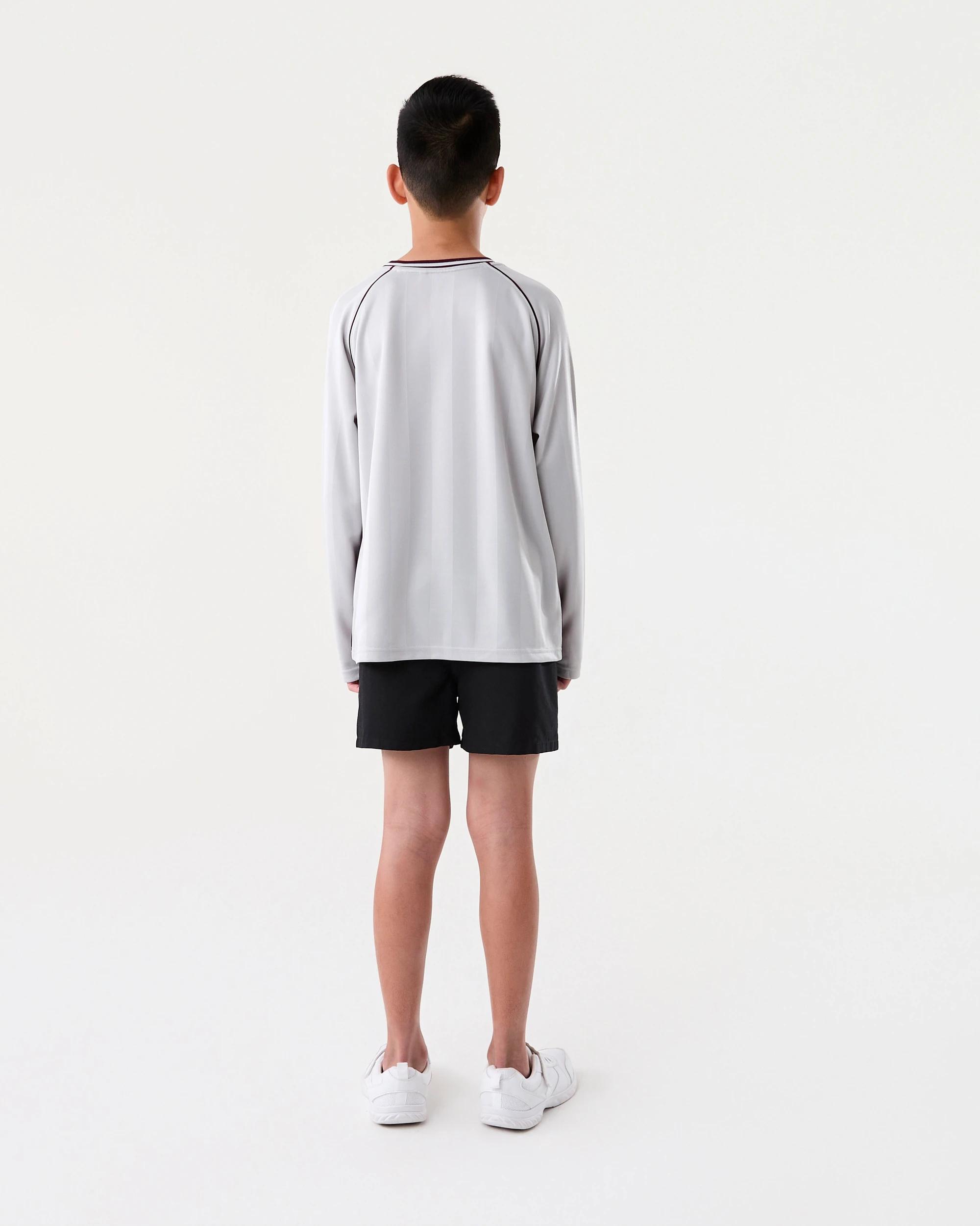 8 Long Sleeve Mesh Sports T-shirt Gry Slogan, 8 of 8