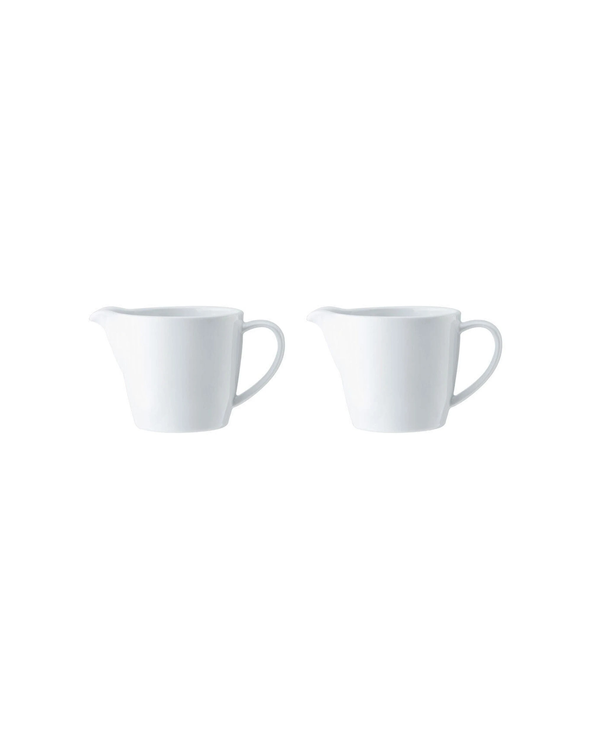 1 Mikasa Chalk Kitchen Porcelain Milk Jug 2pk 270ml - White, 1 of 6