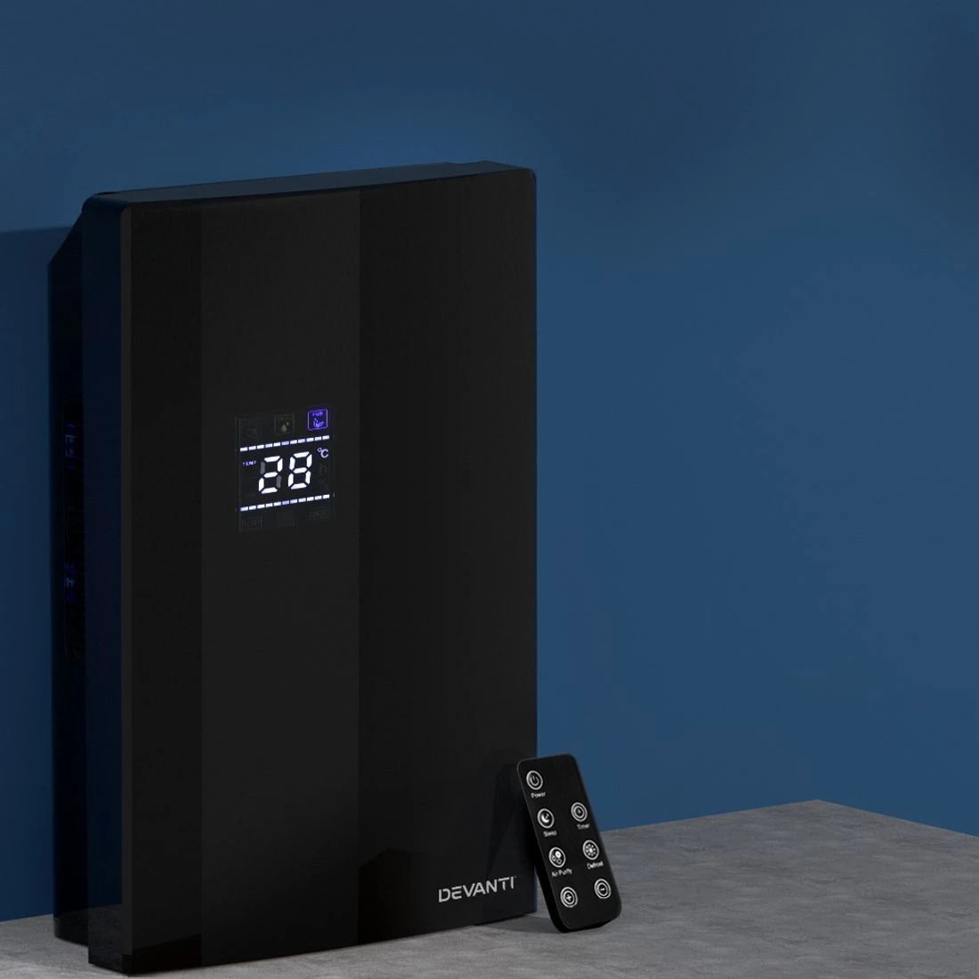 3 Devanti Dehumidifier 2L Air Purifier - Black, 3 of 4