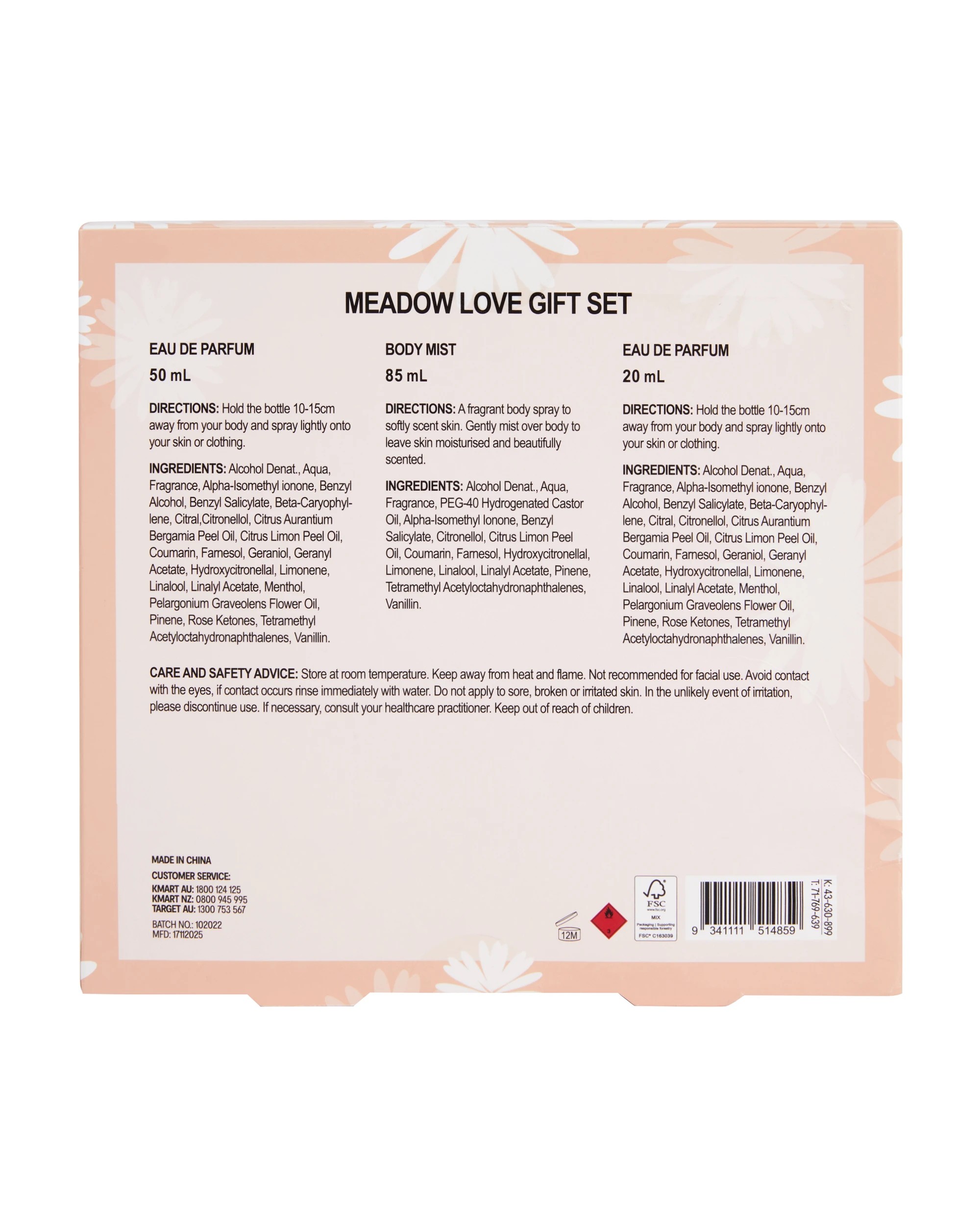 6 OXX Fragrance Meadow Love Gift Set, 6 of 6
