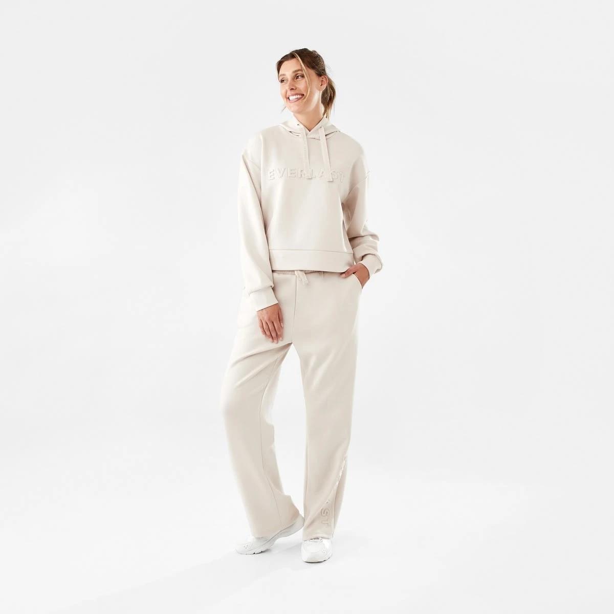 7 Everlast Womens Scuba Trackpants Cool Beige, 7 of 7
