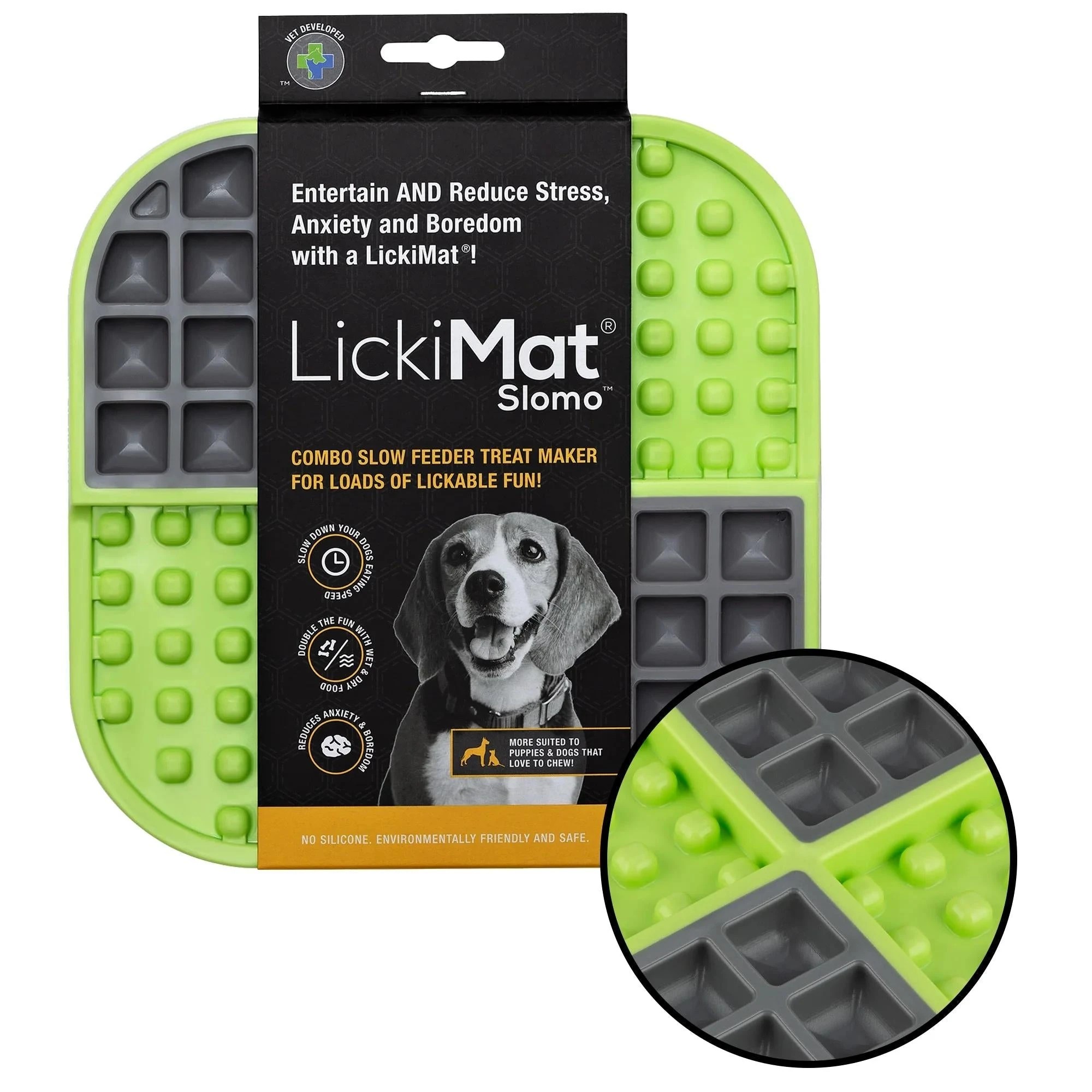 1 Lickimat Dog Slomo Green, 1 of 1