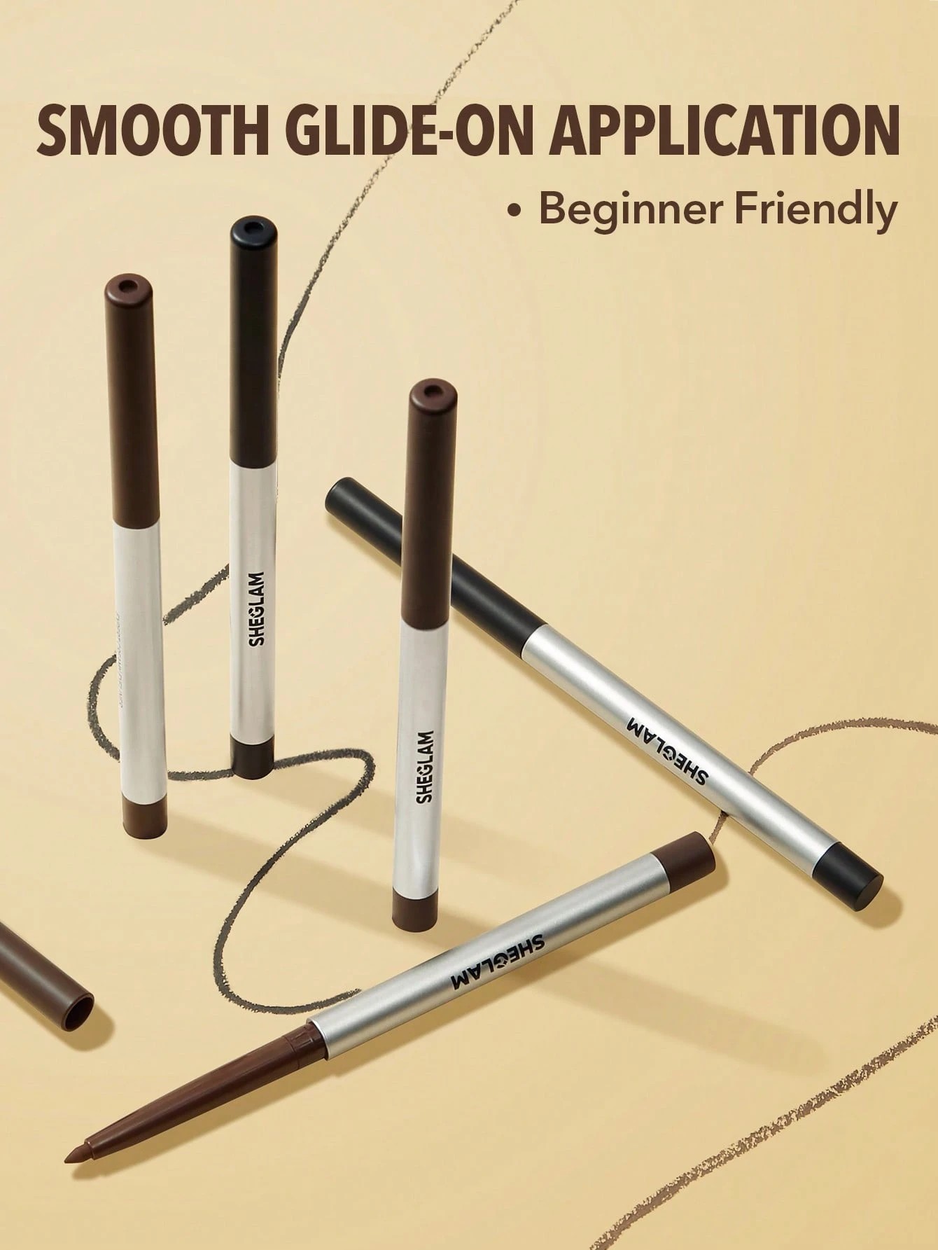 2 SHEGLAM On-Line Creamy Eyeliner - Black, 2 of 4