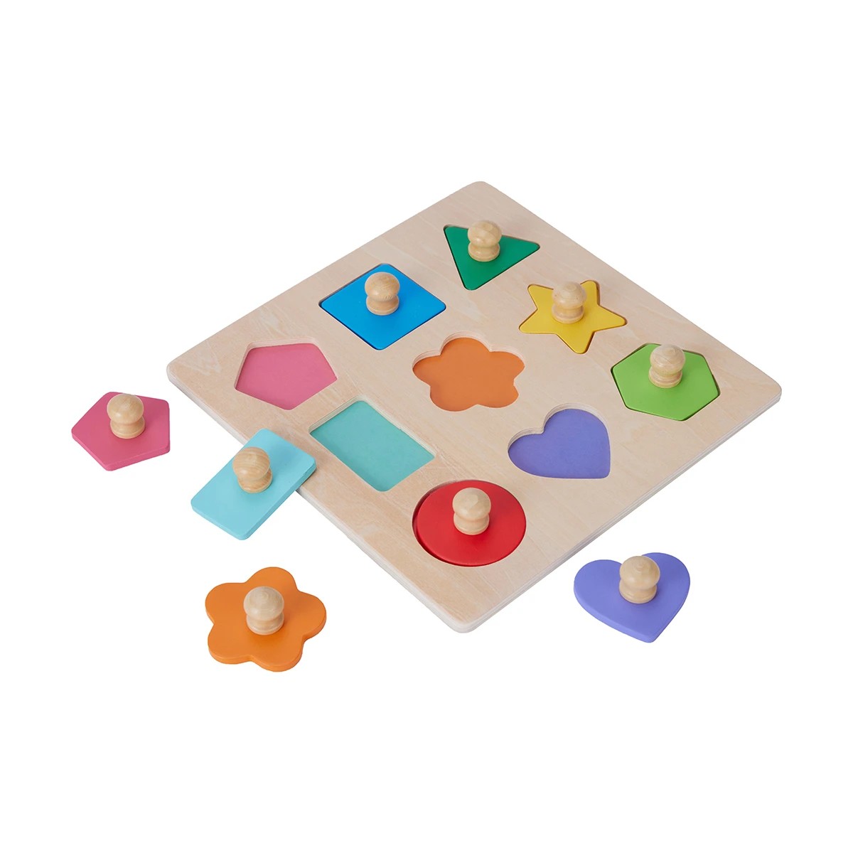 5 Wooden Shape Puzzle, 5 of 7