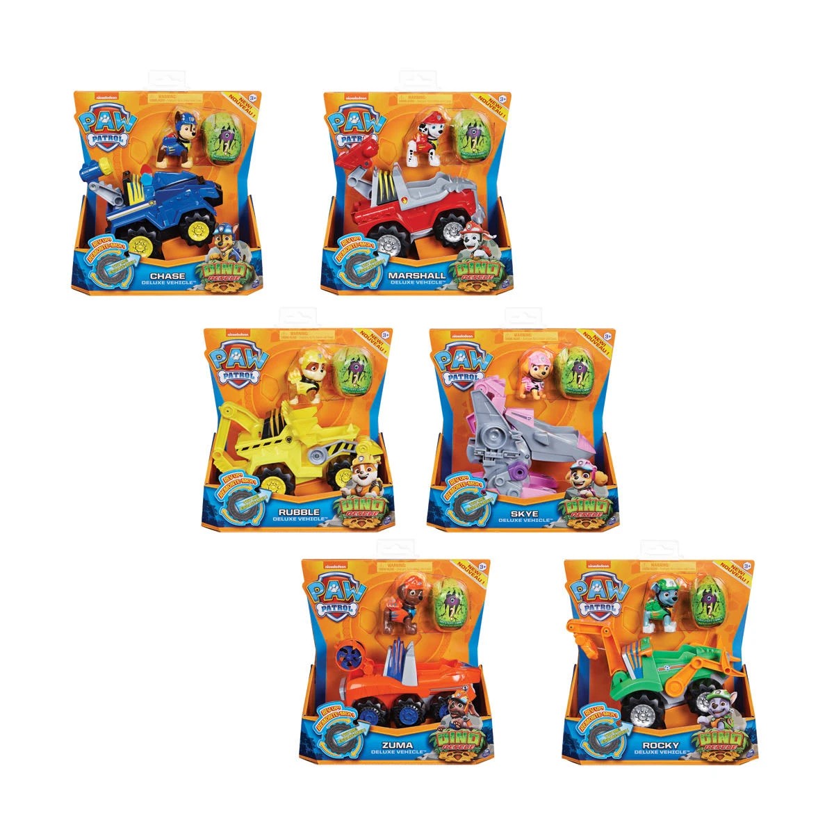 1 PAW Patrol Dino Rescue Deluxe Vehicle Toy Set - Assorted, 1 of 7