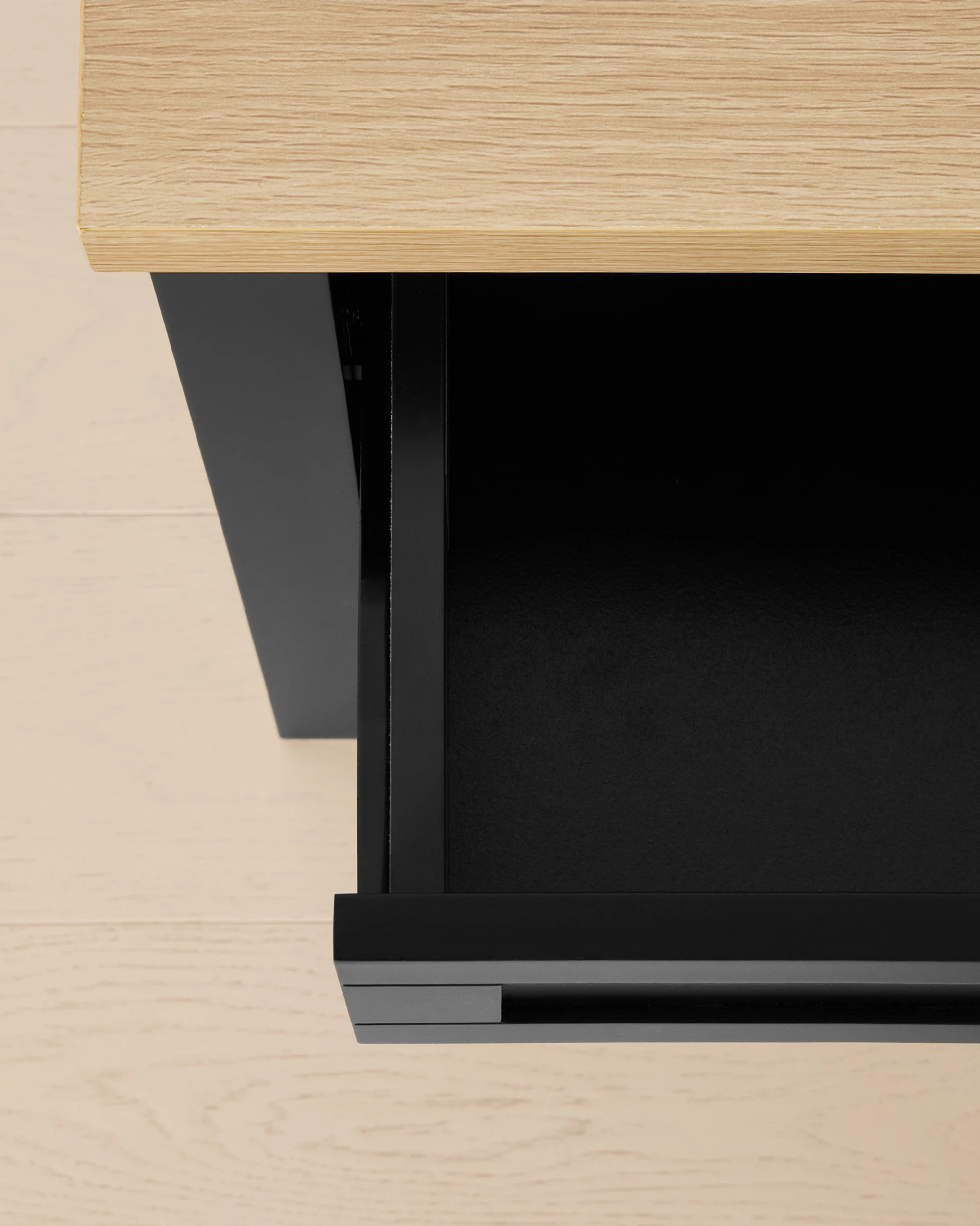 9 Camille 3 Drawer Bedside Table - Black, 9 of 9