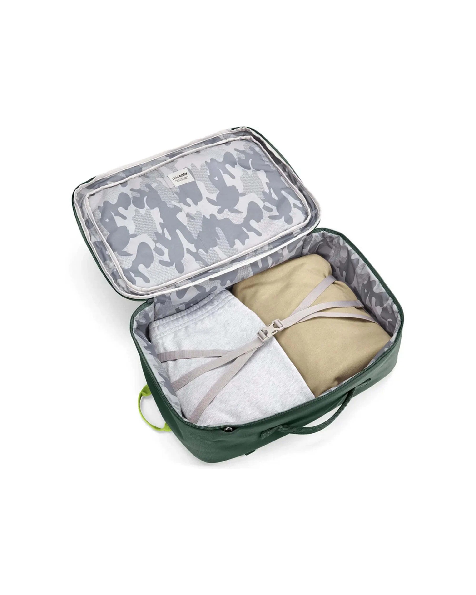 2 Pacsafe GO 34L Anti-Theft Carry-on Backpack Lockable Zip Tab Travel Accessory Spruce - Green, 2 of 9