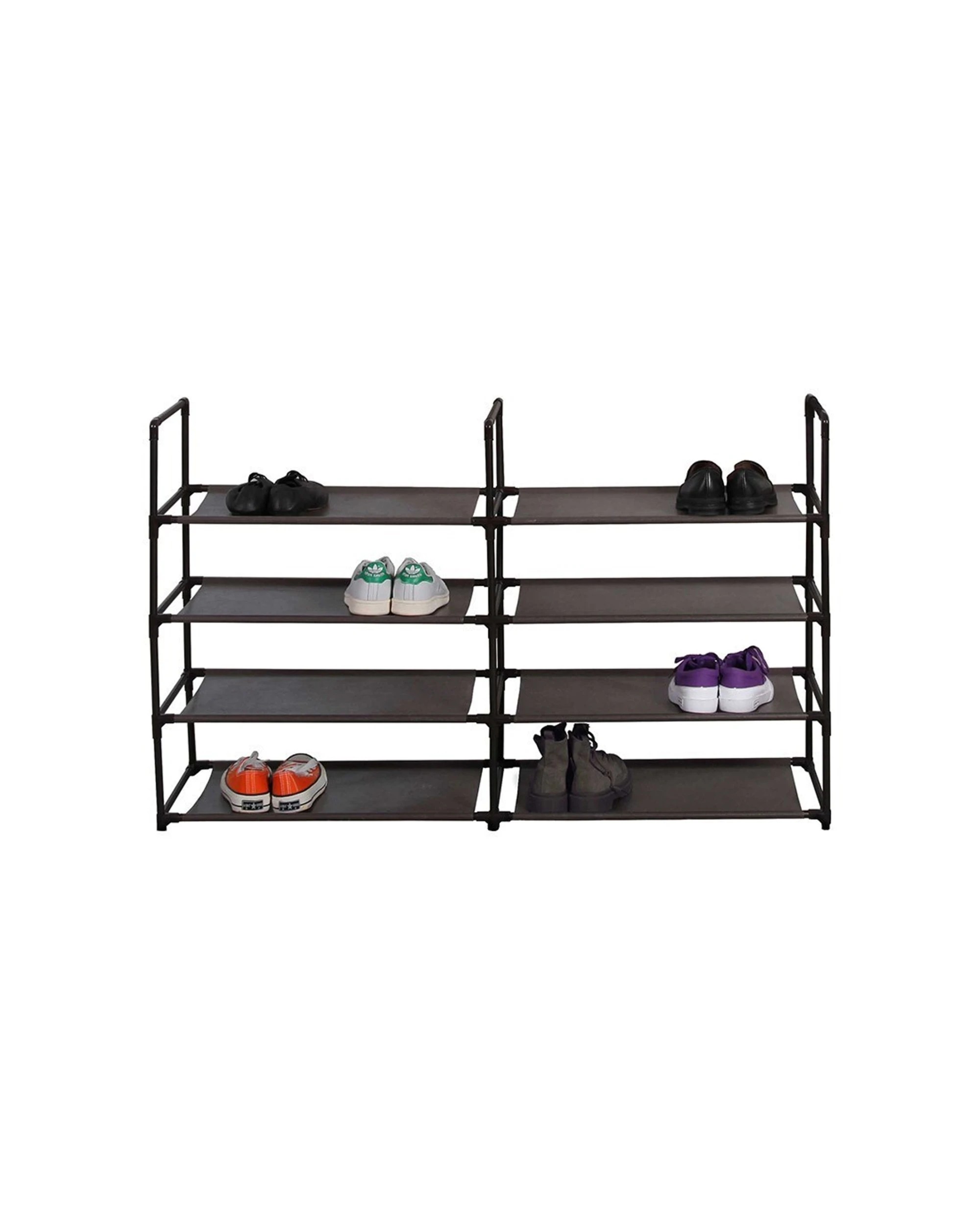 5 Boxsweden 8 Tier Shoe Organiser Durable Sturdy Construction - Black, 5 of 7