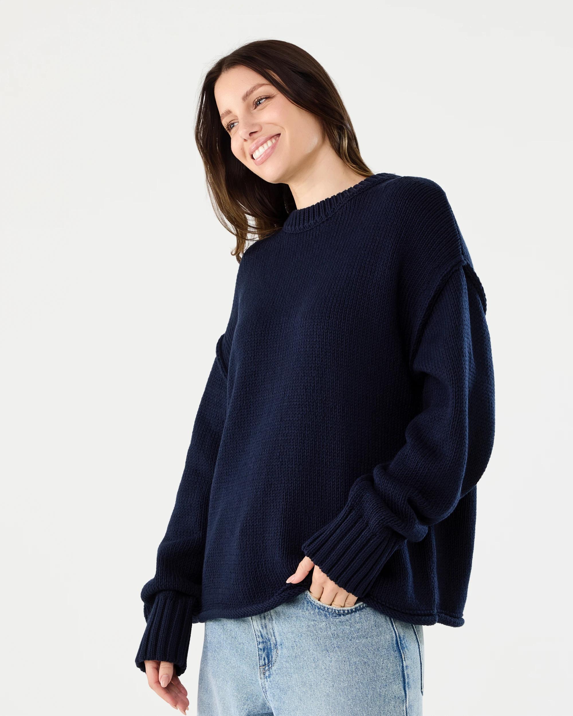 2 Exposed Seam Jumper Blu Pcoat, 2 of 7