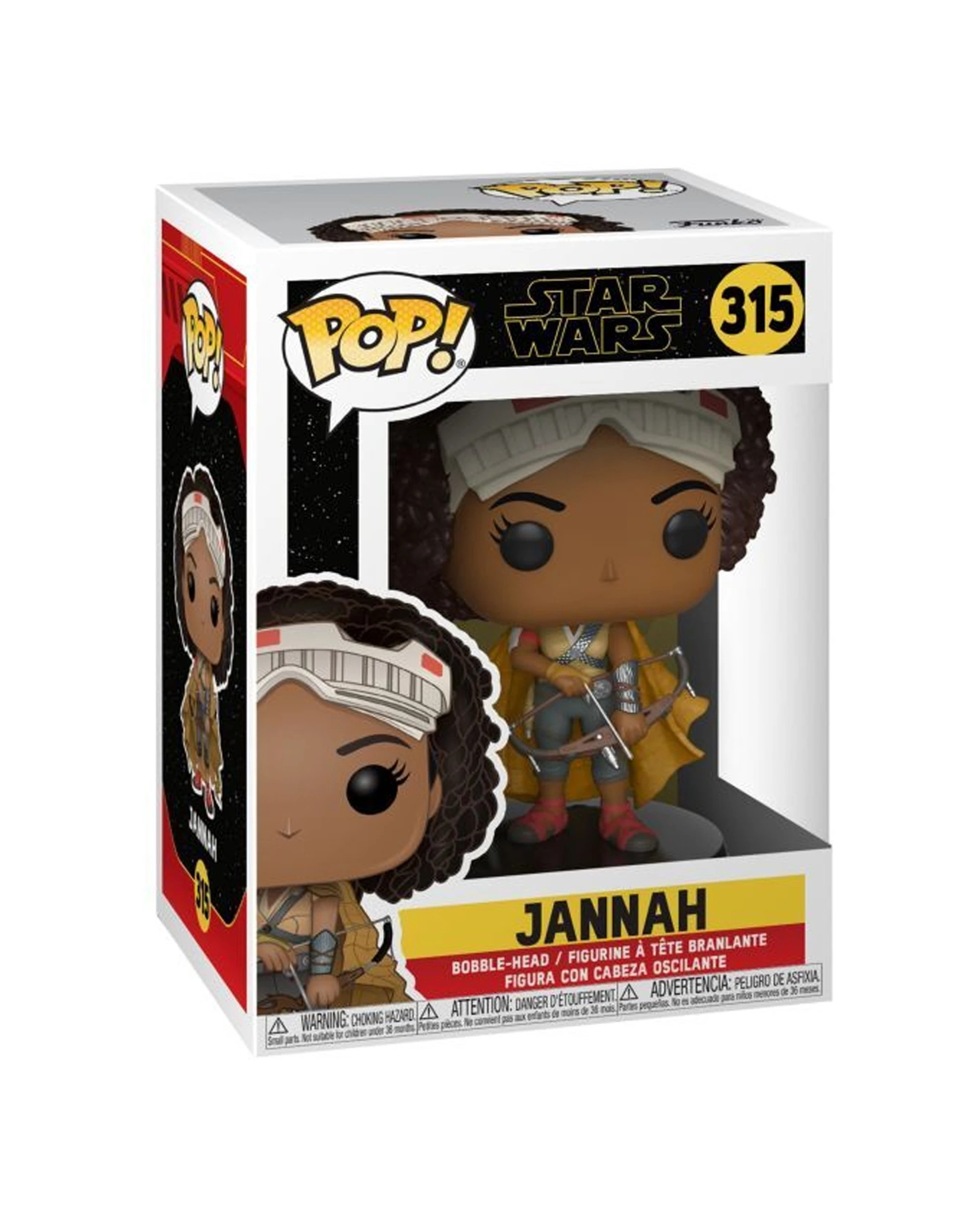 2 Pop Vinyl Figurine Star Wars - Jannah Episode IX Rise Of Skywalker 10cm - Multi, 2 of 3