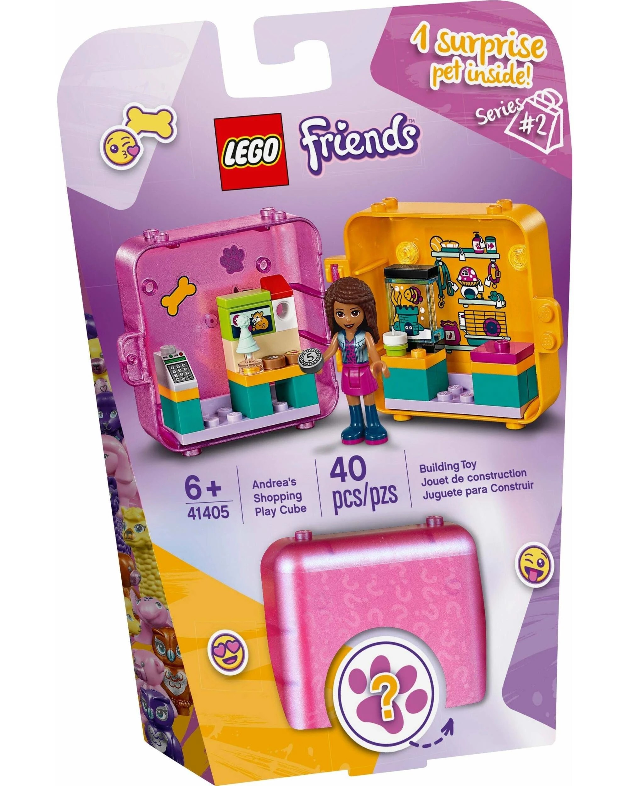 1 LEGO 41405 Andrea's Pet Shop Play Cube, 1 of 5