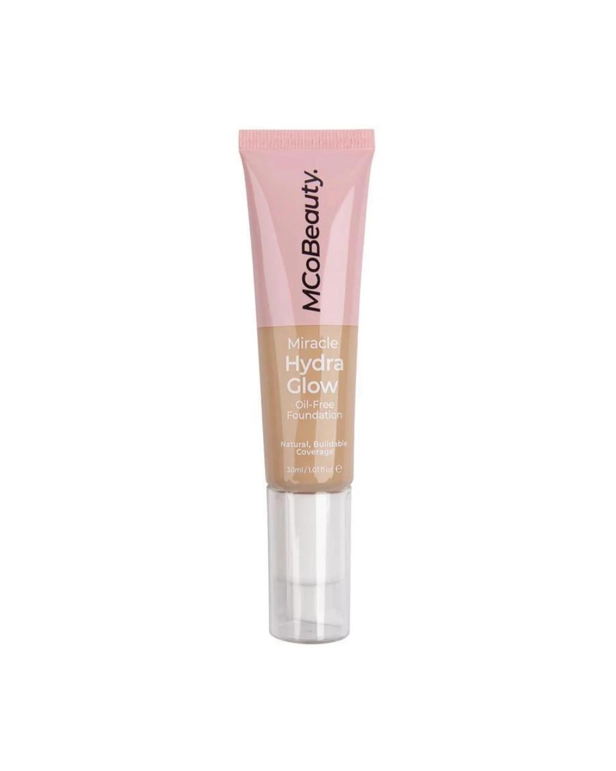 2 2 x MCoBeauty Miracle Hydro Glow Oil Free Foundation 30mL - Medium Buff - Beige, 2 of 5