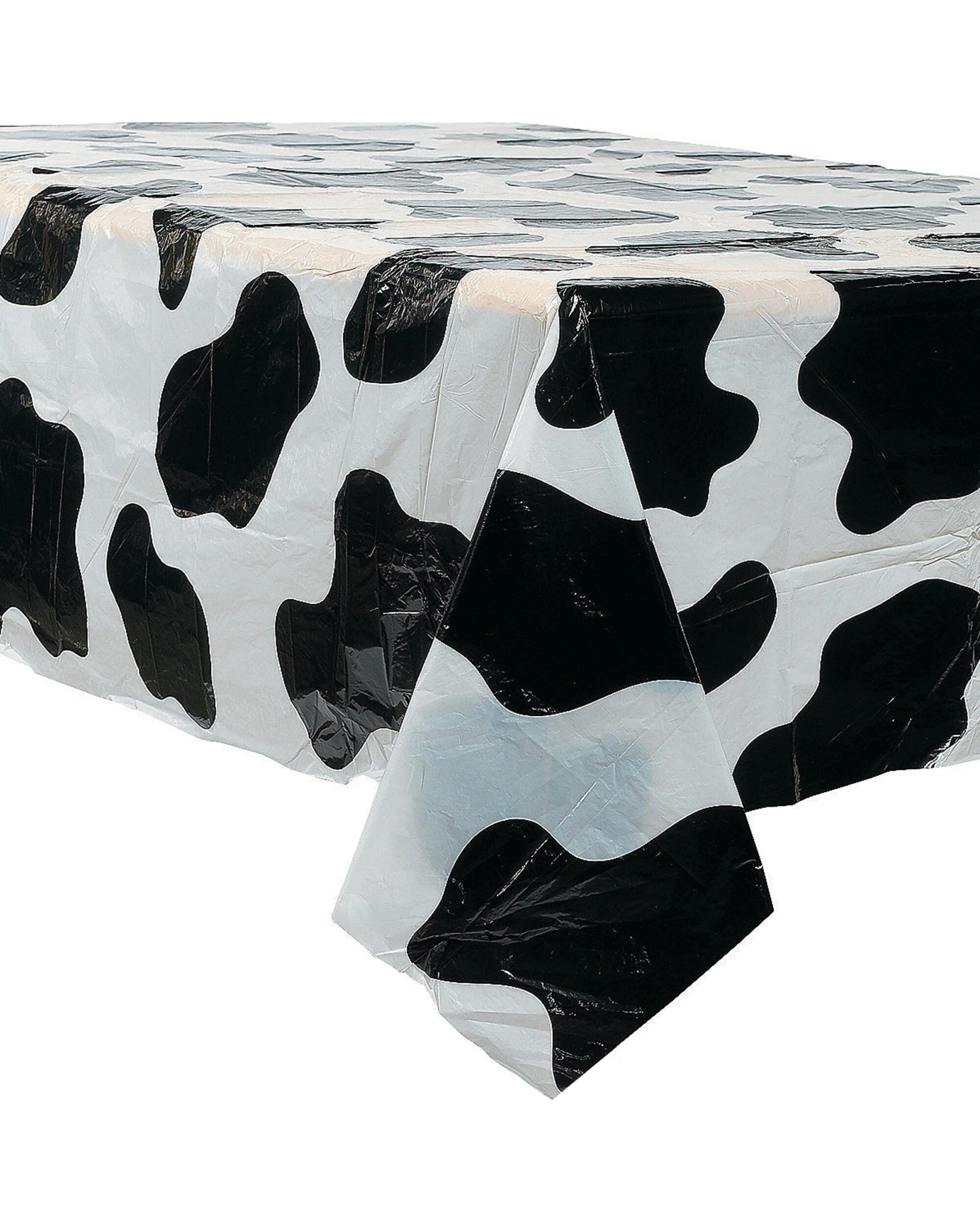 1 Partyrama Cow Print Plastic Tablecloth, 1 of 1
