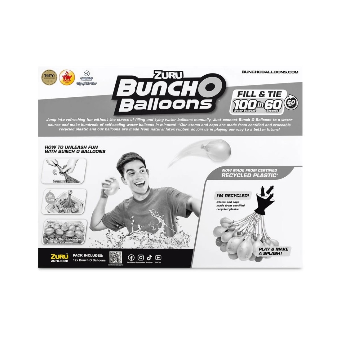 9 12 Pack Zuru Bunch O Balloons Tropical Party! Self-Sealing Water Balloons, 9 of 9
