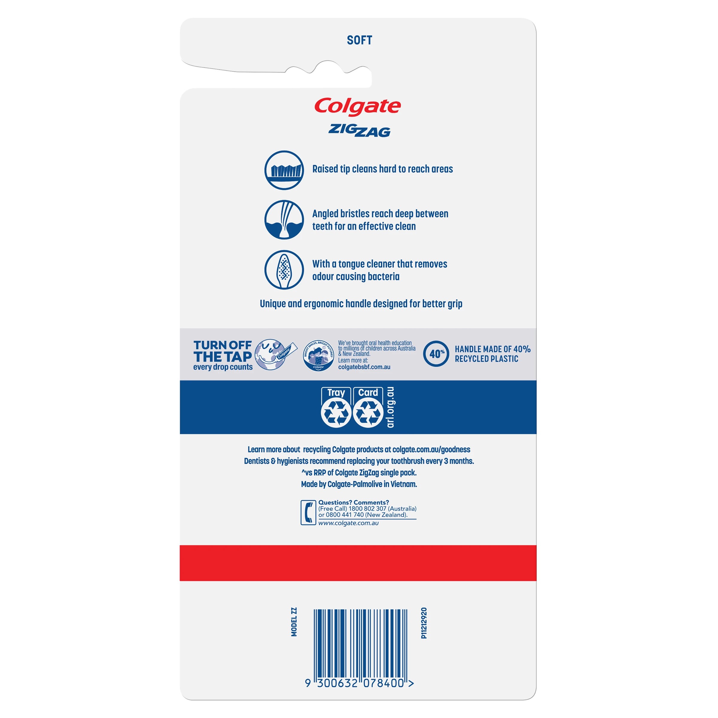 2 Colgate 6 Pack Soft ZigZag Toothbrushes, 2 of 7