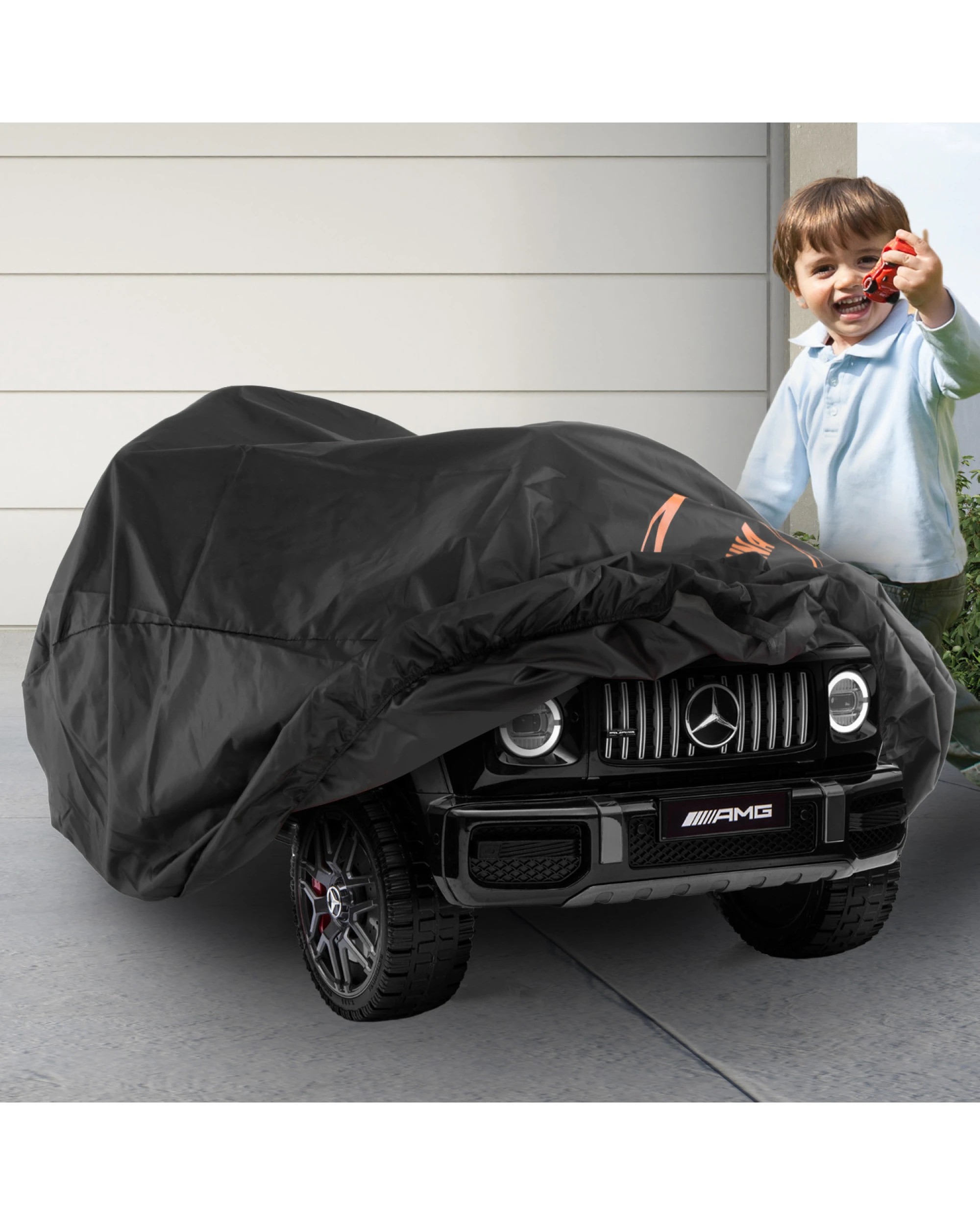 4 Kahuna Kids Ride On Cover - Black, 4 of 5