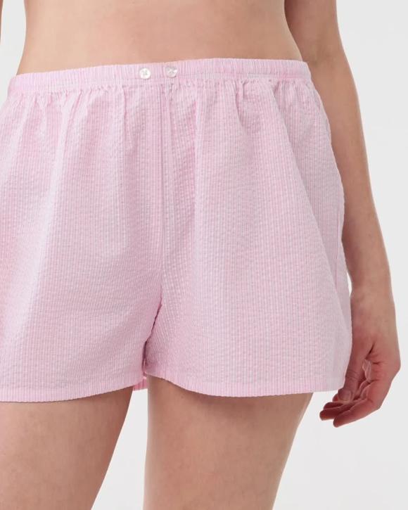 Cotton Seersucker Shorts