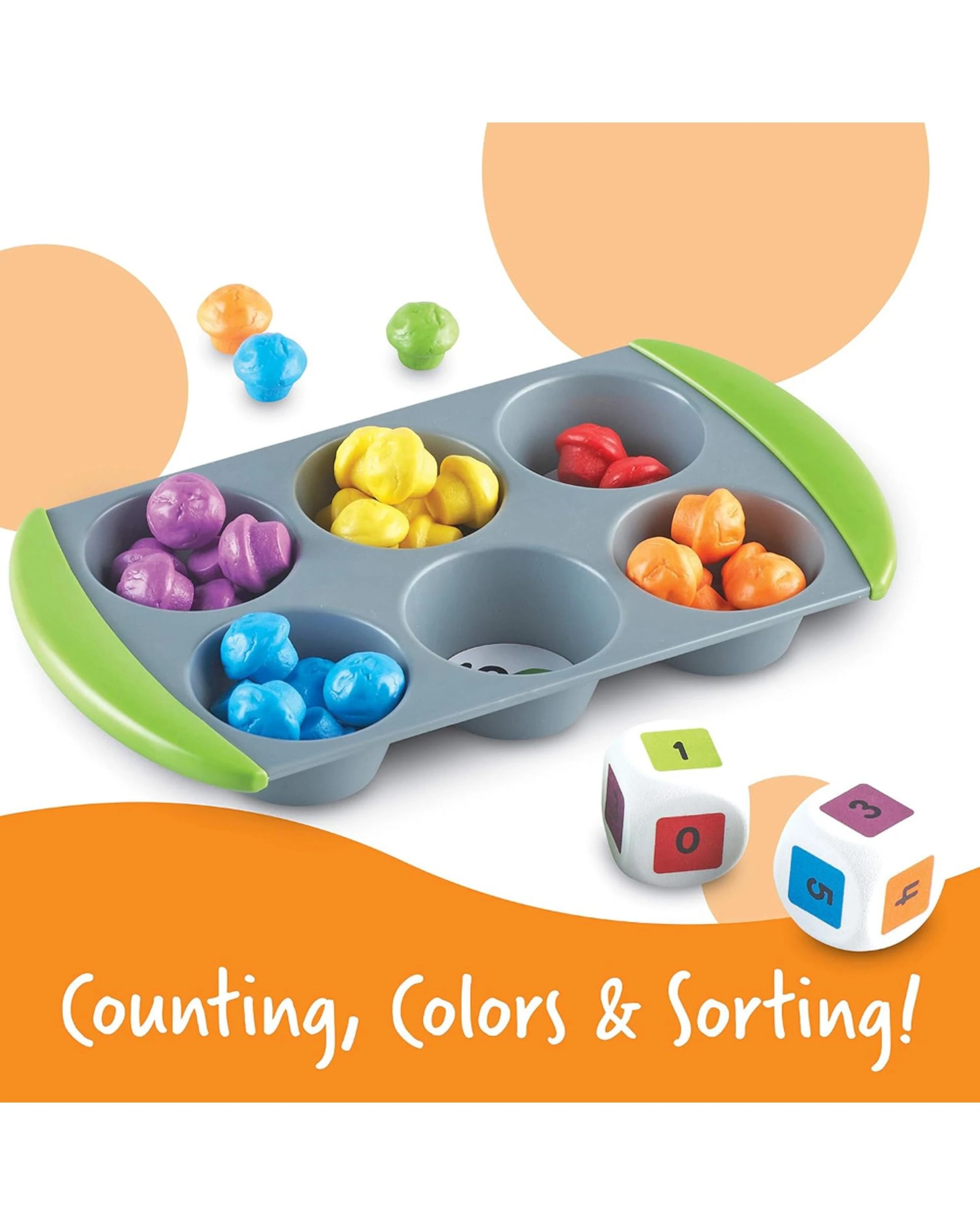 3 Mini Muffin Match Up Math Activity Set, 3 of 5