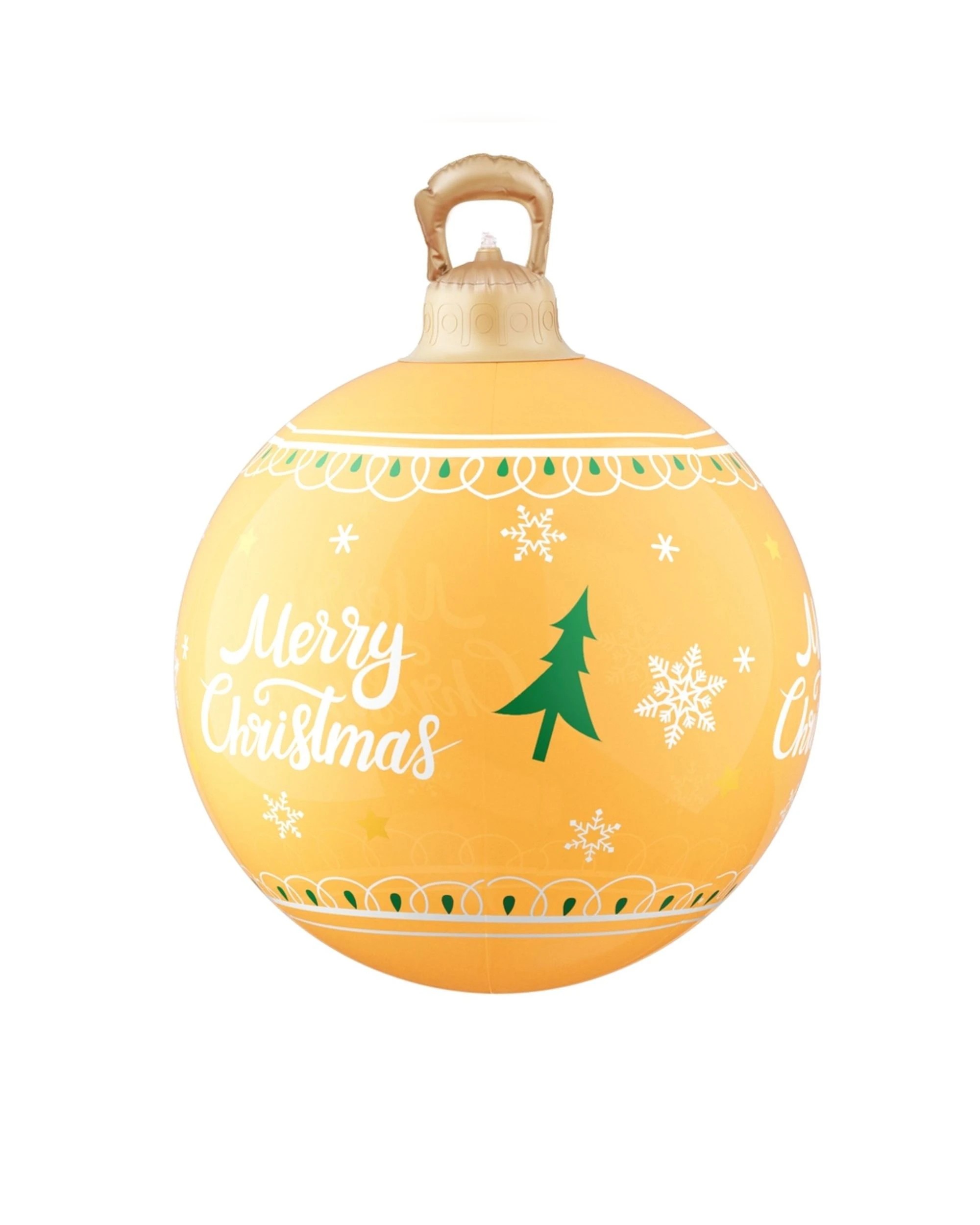 3 Jingle Jollys Christmas Inflatable Ball 60cm Led Illuminated Xmas Decoration
 - Gold, 3 of 3