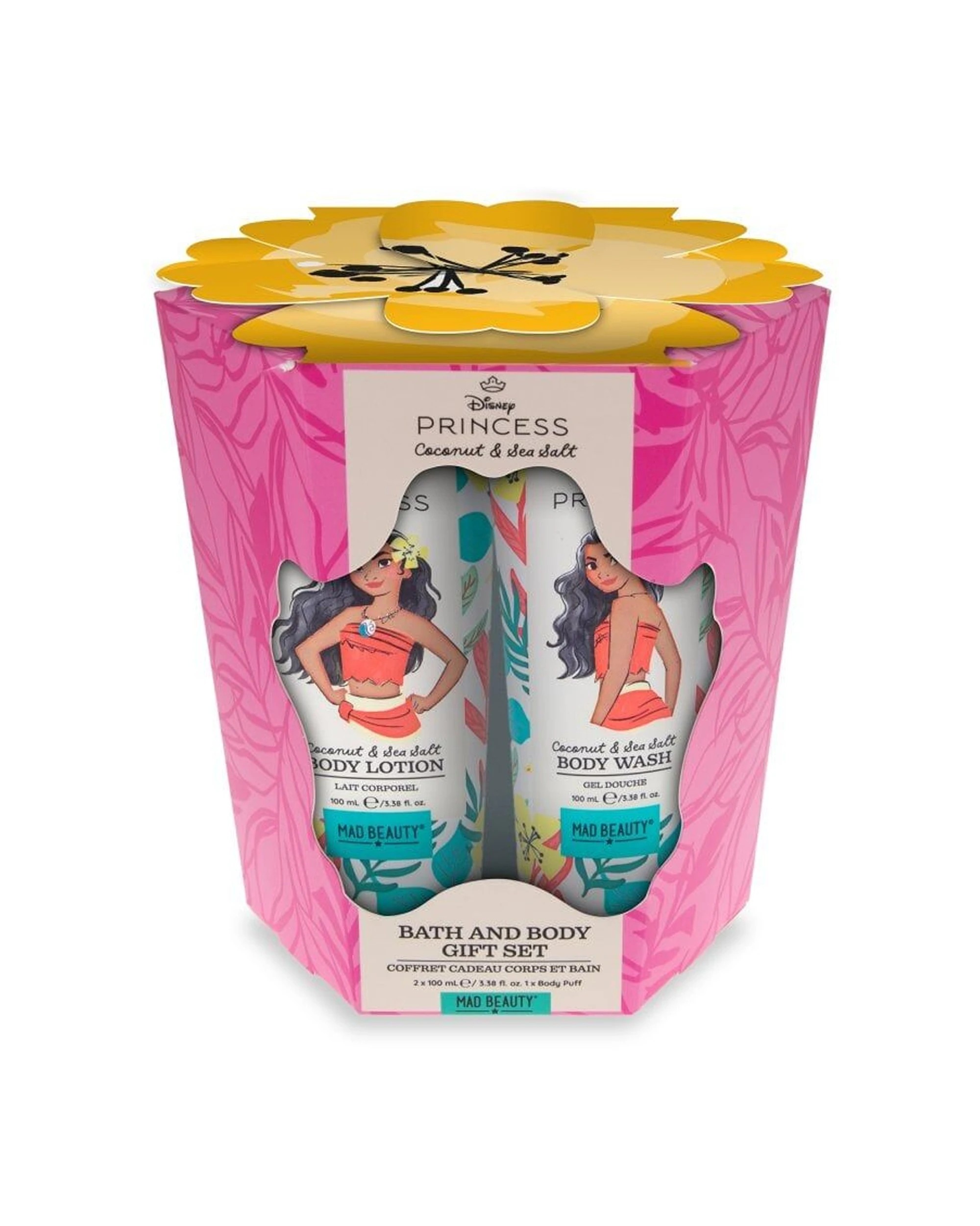 2 Disney 2PK Moana Scented Body Trio Gift Set Coconut & Seasalt 200ml - Multi, 2 of 3