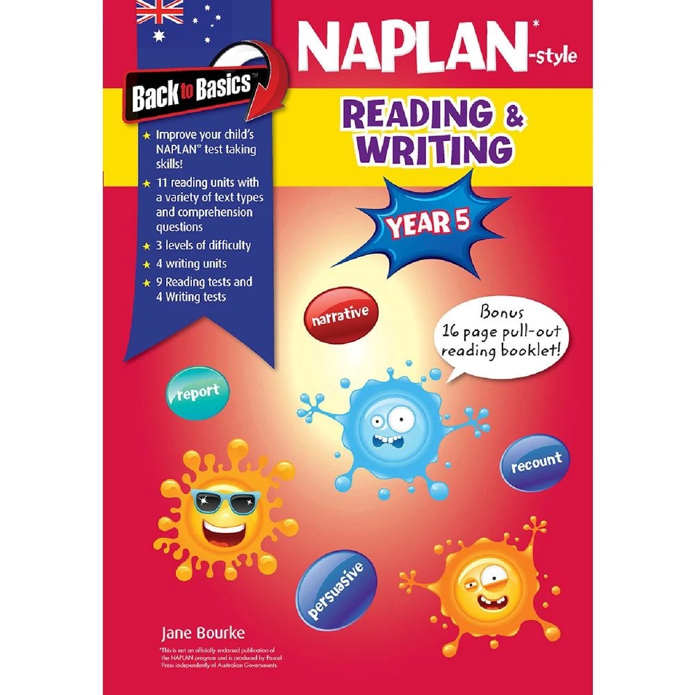 1 Blake's Back to Basics Year 5 NAPLAN Reading & Writing, 1 of 5