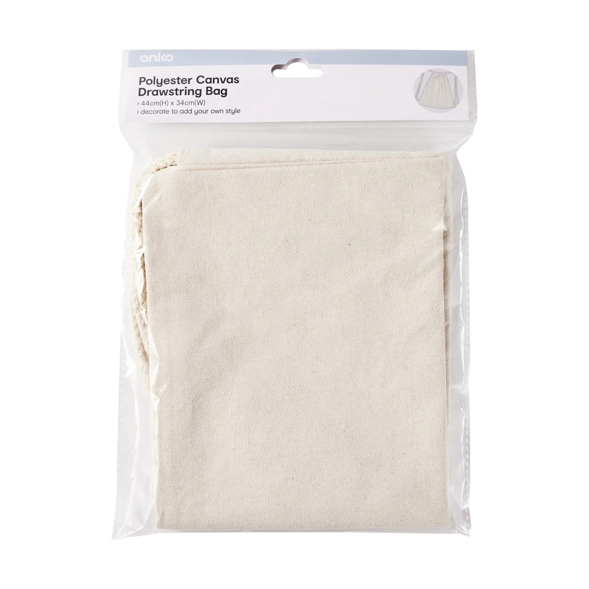 6 Polyester Canvas Drawstring Bag, 6 of 6