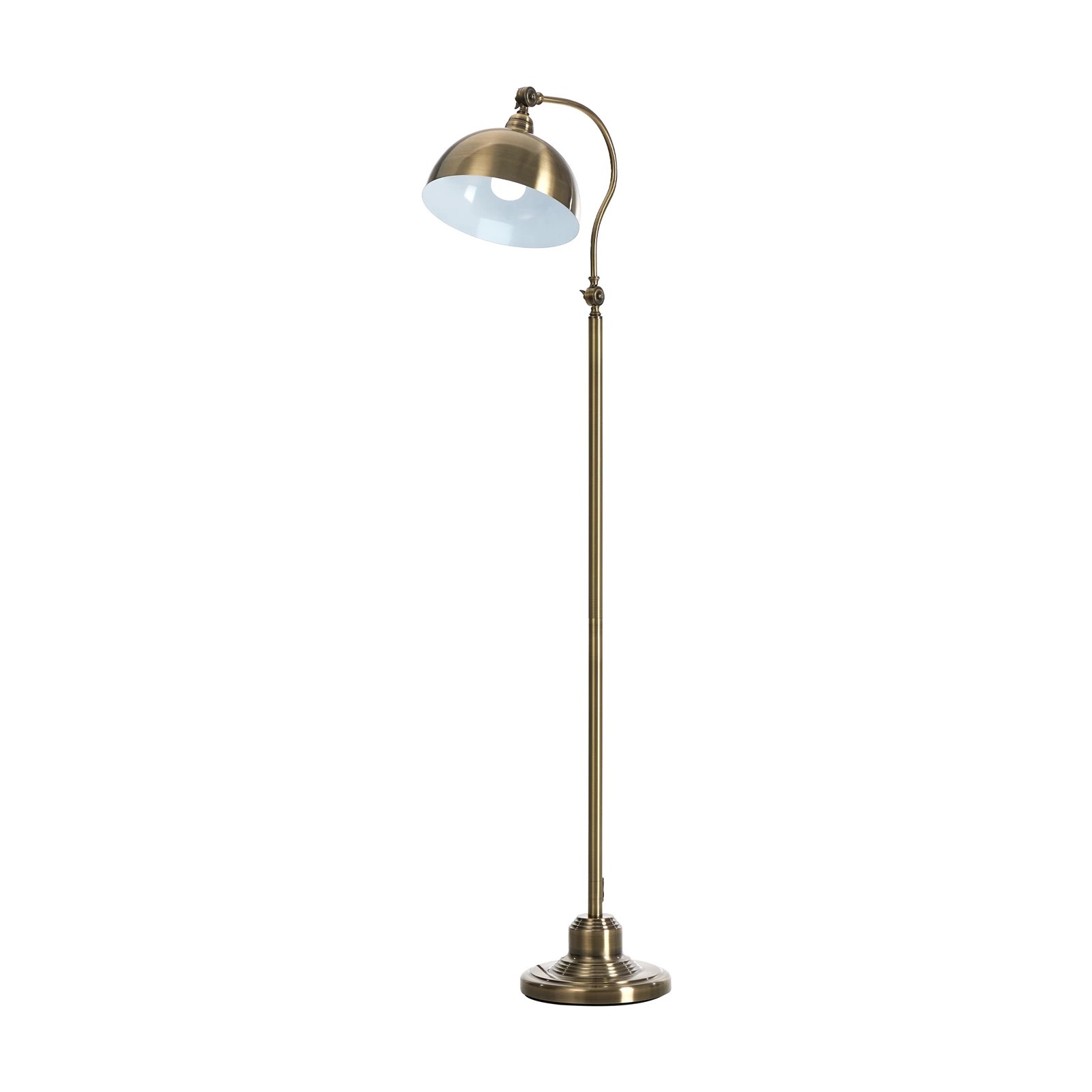 4 Oikiture Floor Lamps Standing Lamp Metal Frame Bronze-finish - Bronze, 4 of 9