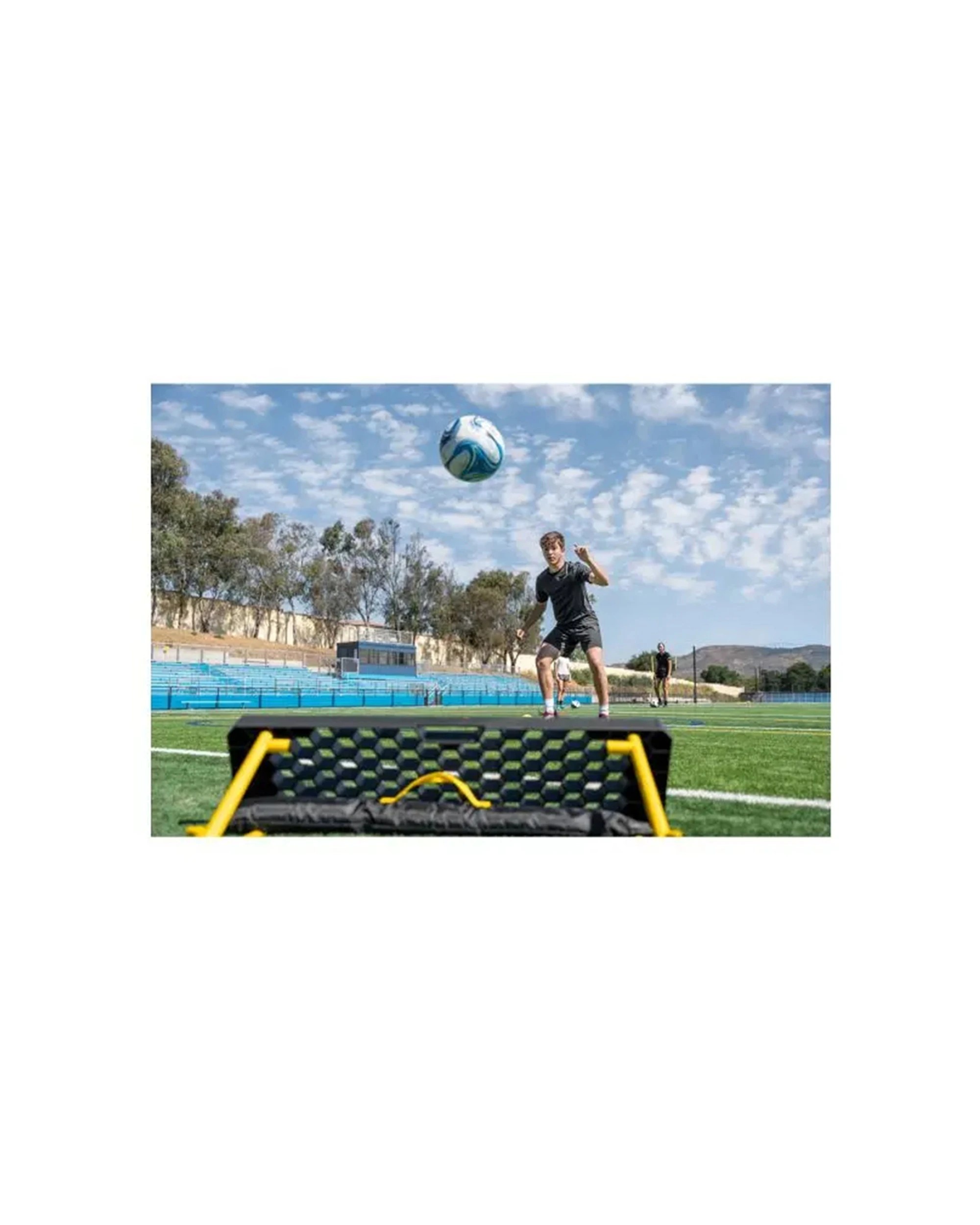6 Sklz Soccer Trainer Board Rebounder Sports Practice Equipment 30x95cm - Black, 6 of 6