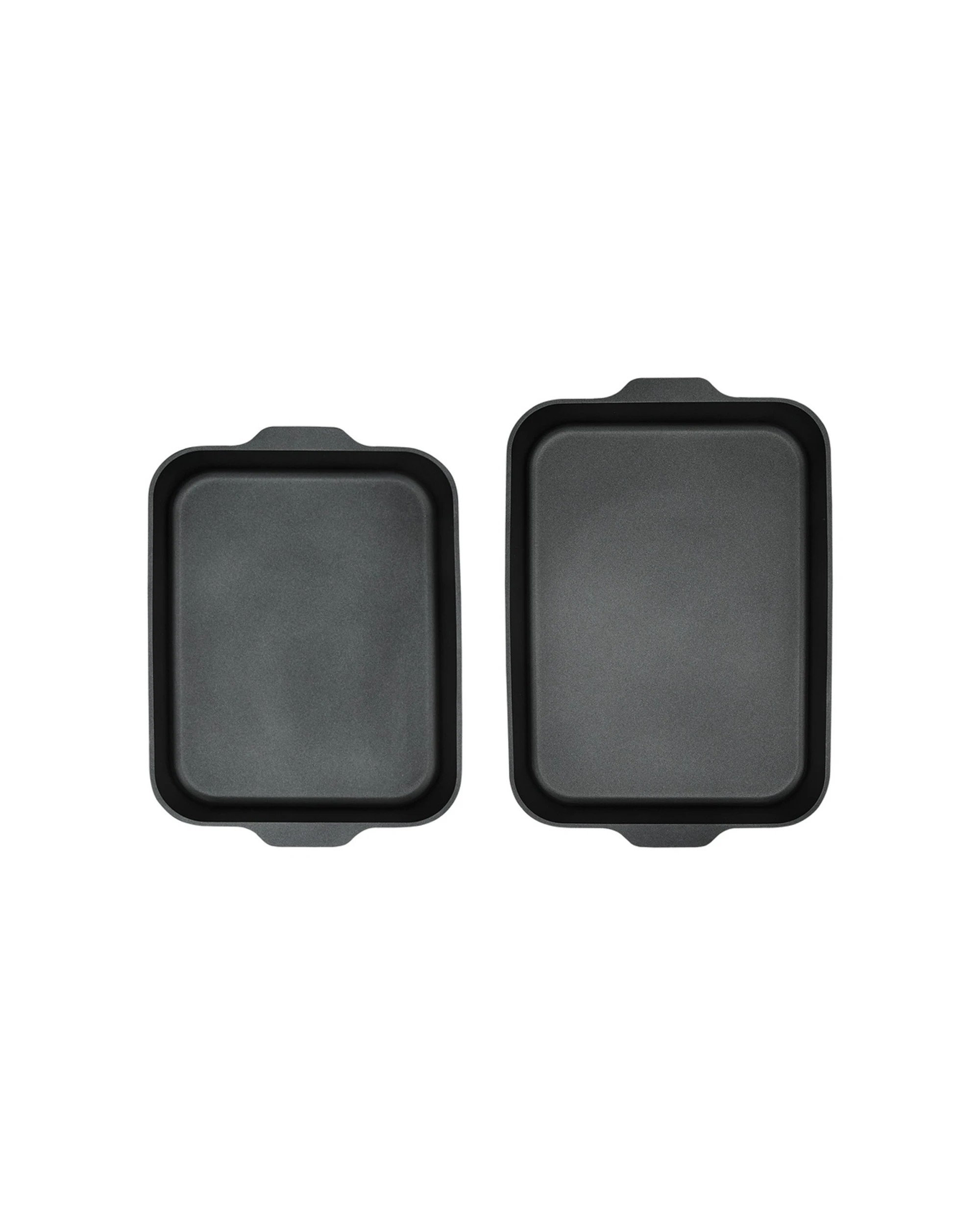 3 Maxwell And Williams Roaster Set 2 Piece Non-Stick Cast Aluminium 34cm 38cm - Black, 3 of 4