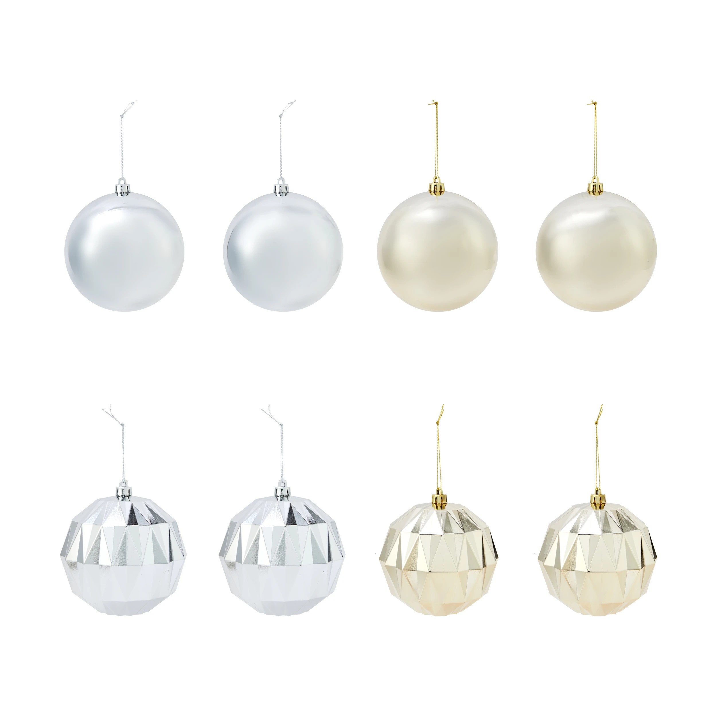 2 8 Pack 12cm Luxury Baubles, 2 of 8