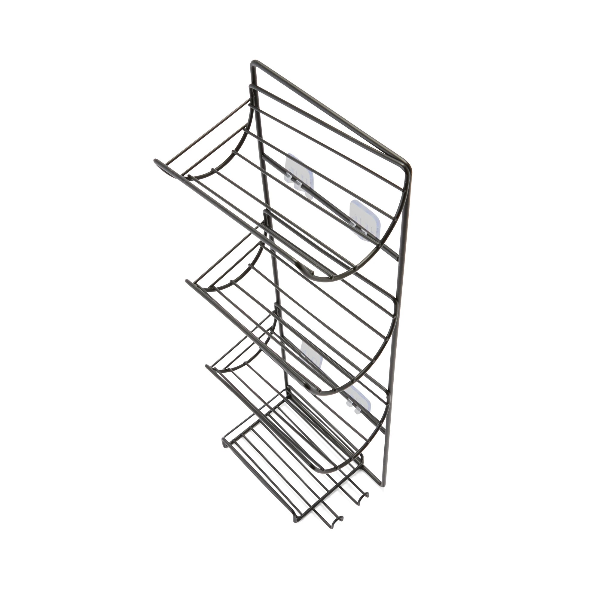 8 Shower Bottle Wall Caddy - Black, 8 of 8