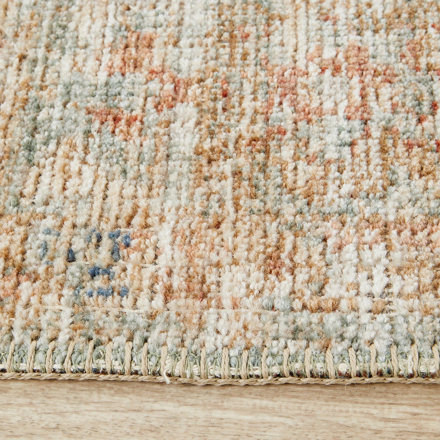 4 Common Ground Rugs Heirloom 06 370x80cm Runner - Large Rug - Aqua - Blue, 4 of 7