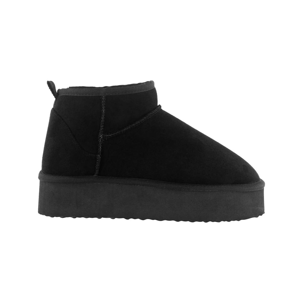 1 Trendy Platform Boots Black, 1 of 3