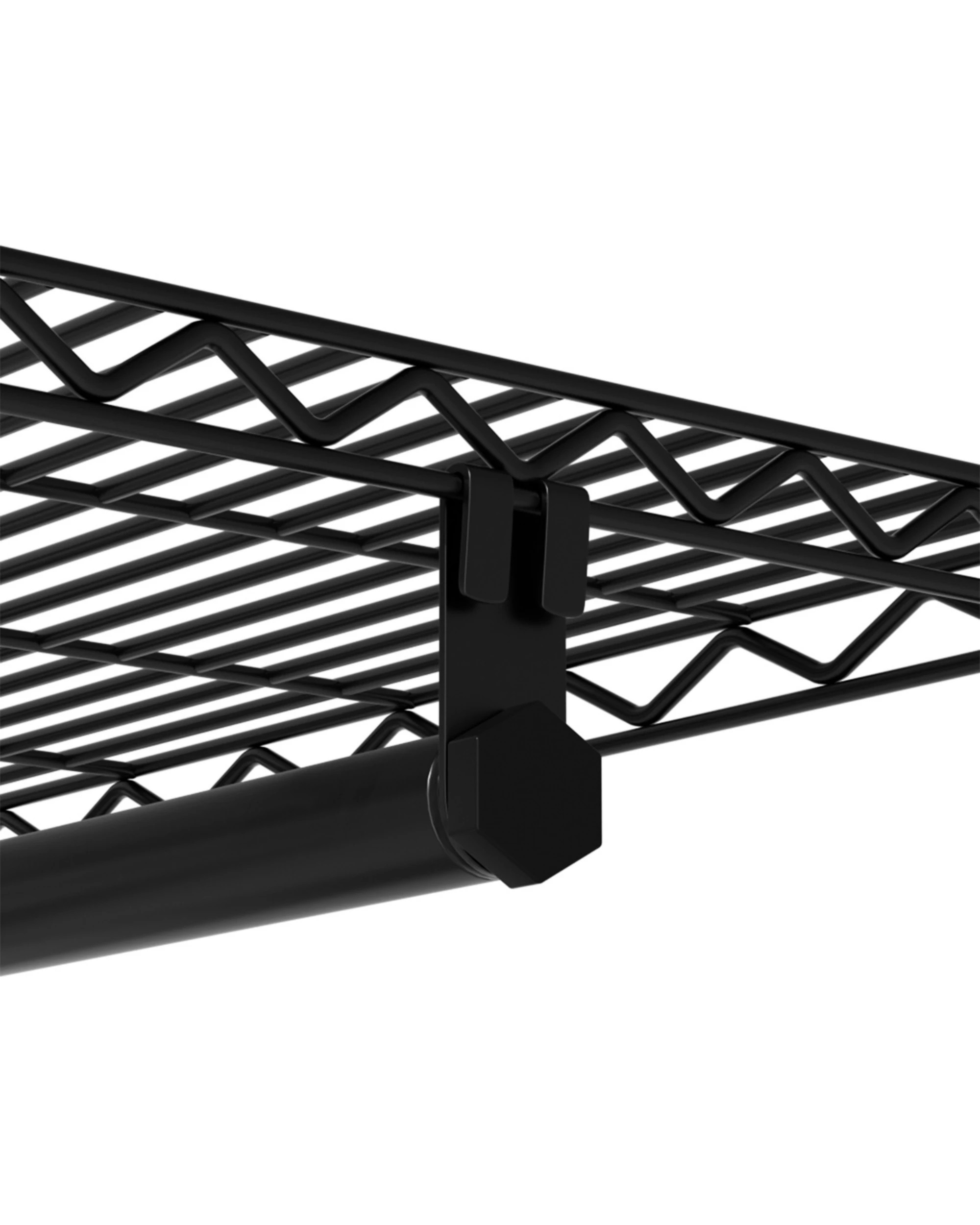 4 Advwin Portable Closet Wardrobe Adjust Closet Racks w/4 Hang Rods & 9 Shelves - Black, 4 of 7