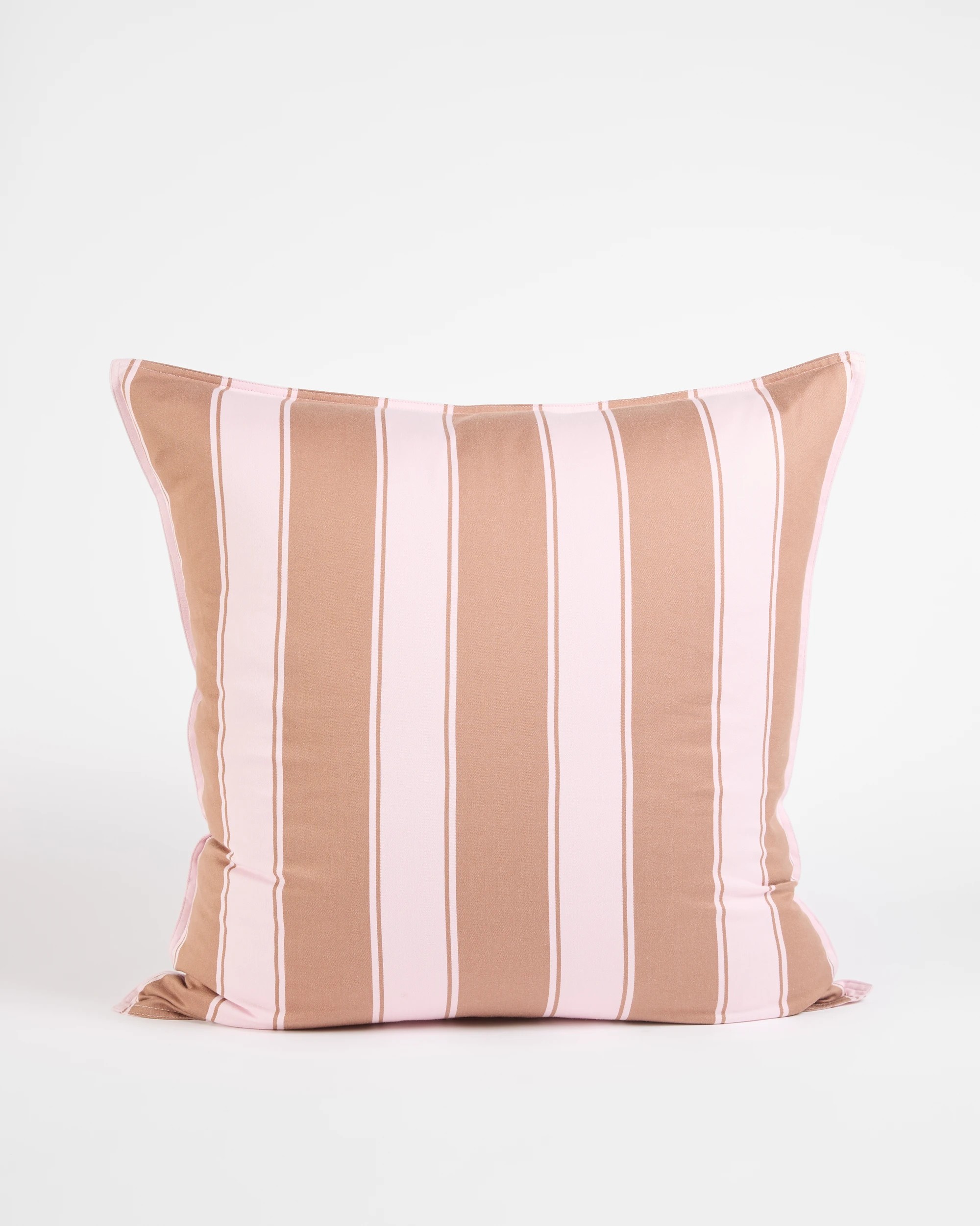 1 Target Rayne Stripe European Pillowcase - Queen Bed - Brown, 1 of 8