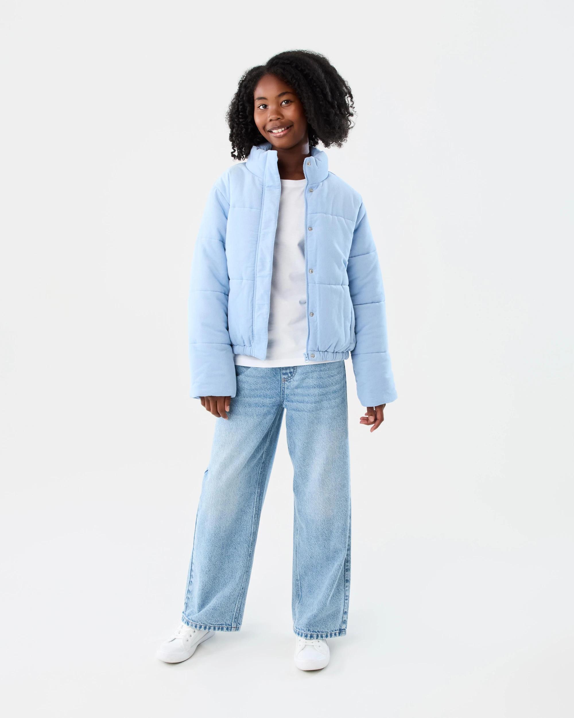8 Corduroy Puffer Jacket Blu Kntky, 8 of 9