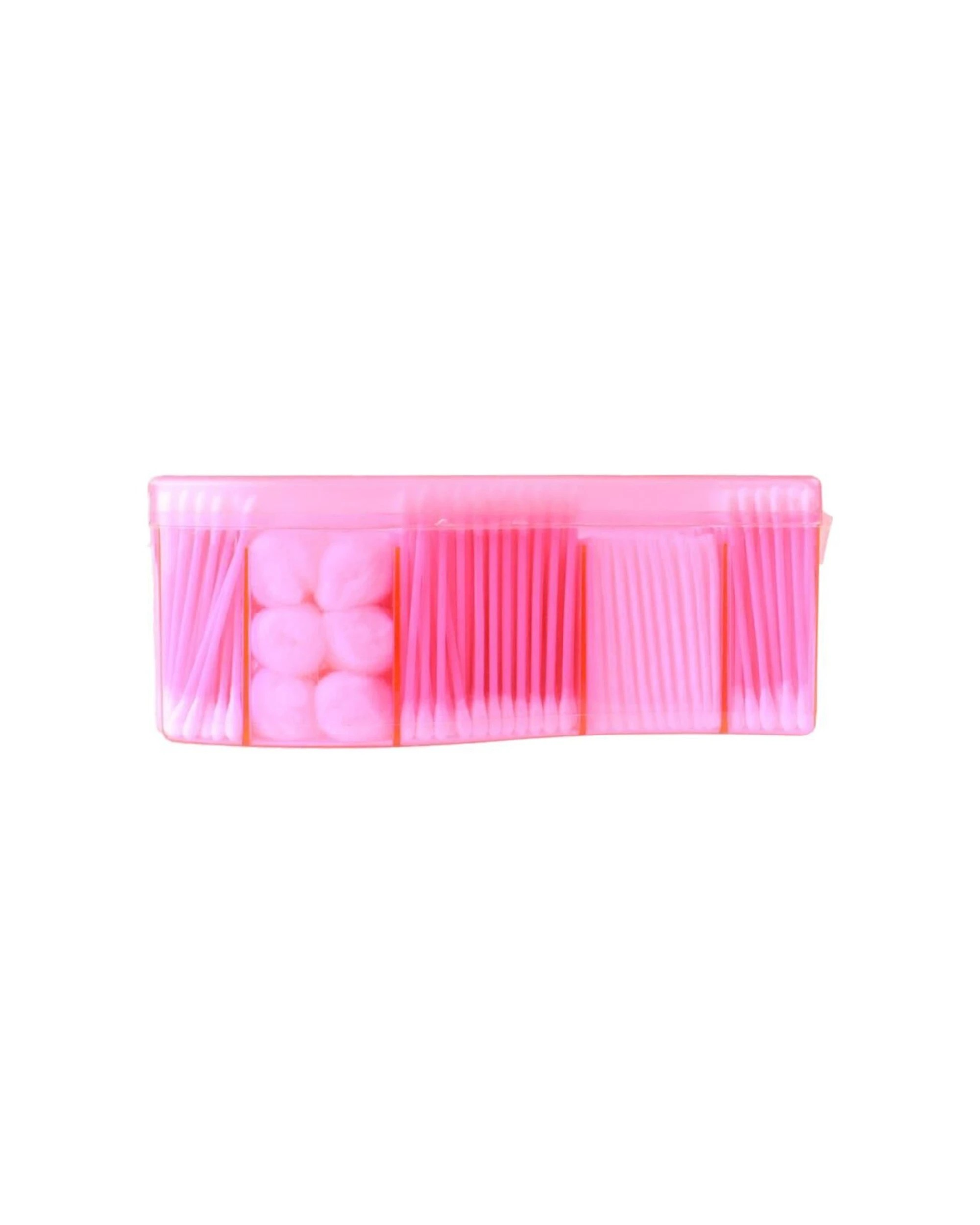 3 Dare To Wear 12PK 5-in-1 Cotton Cosmetic Makeup Removing Beauty Care Set - Pink, 3 of 3
