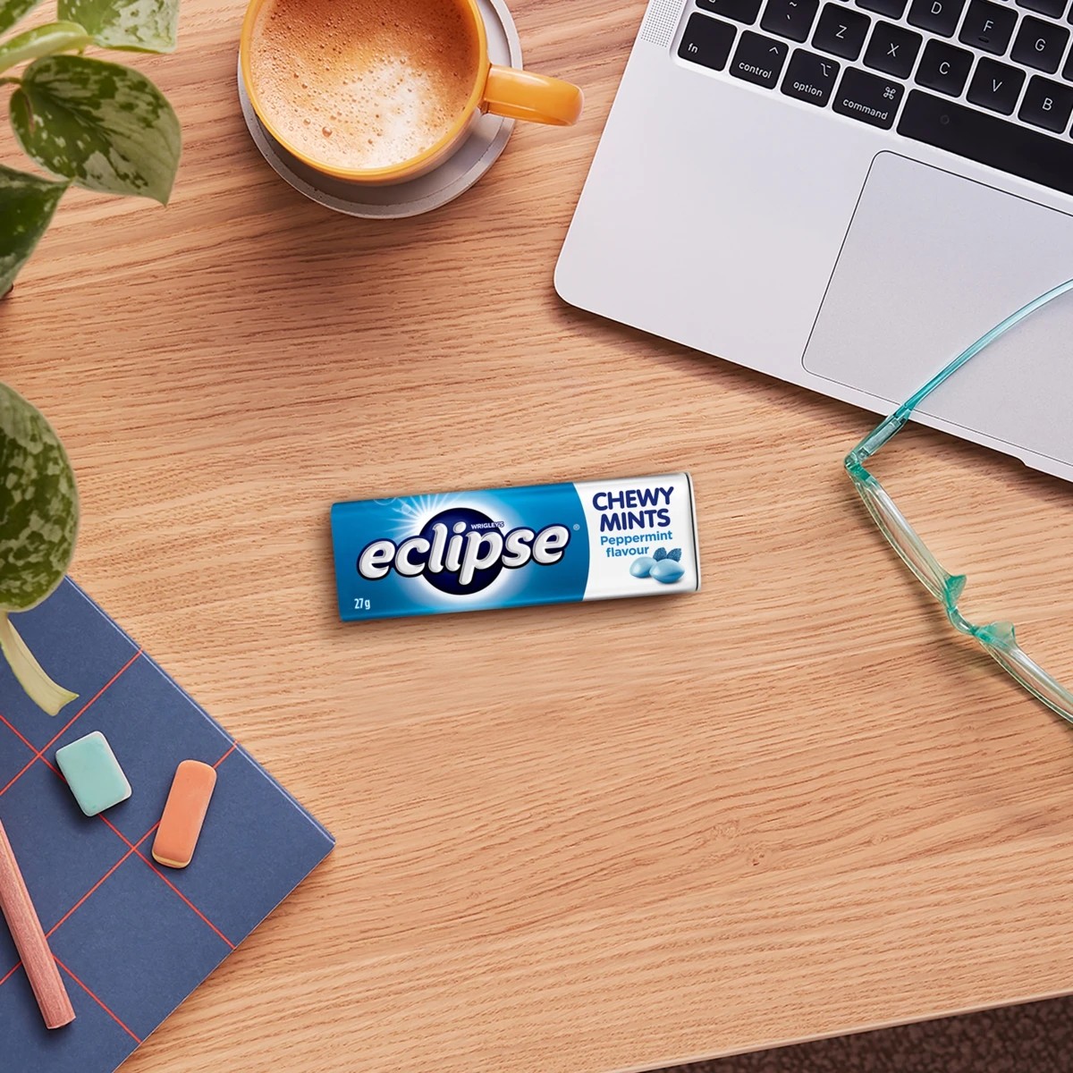 6 Wrigley's Eclipse Chewy Peppermint Mints 27g, 6 of 7