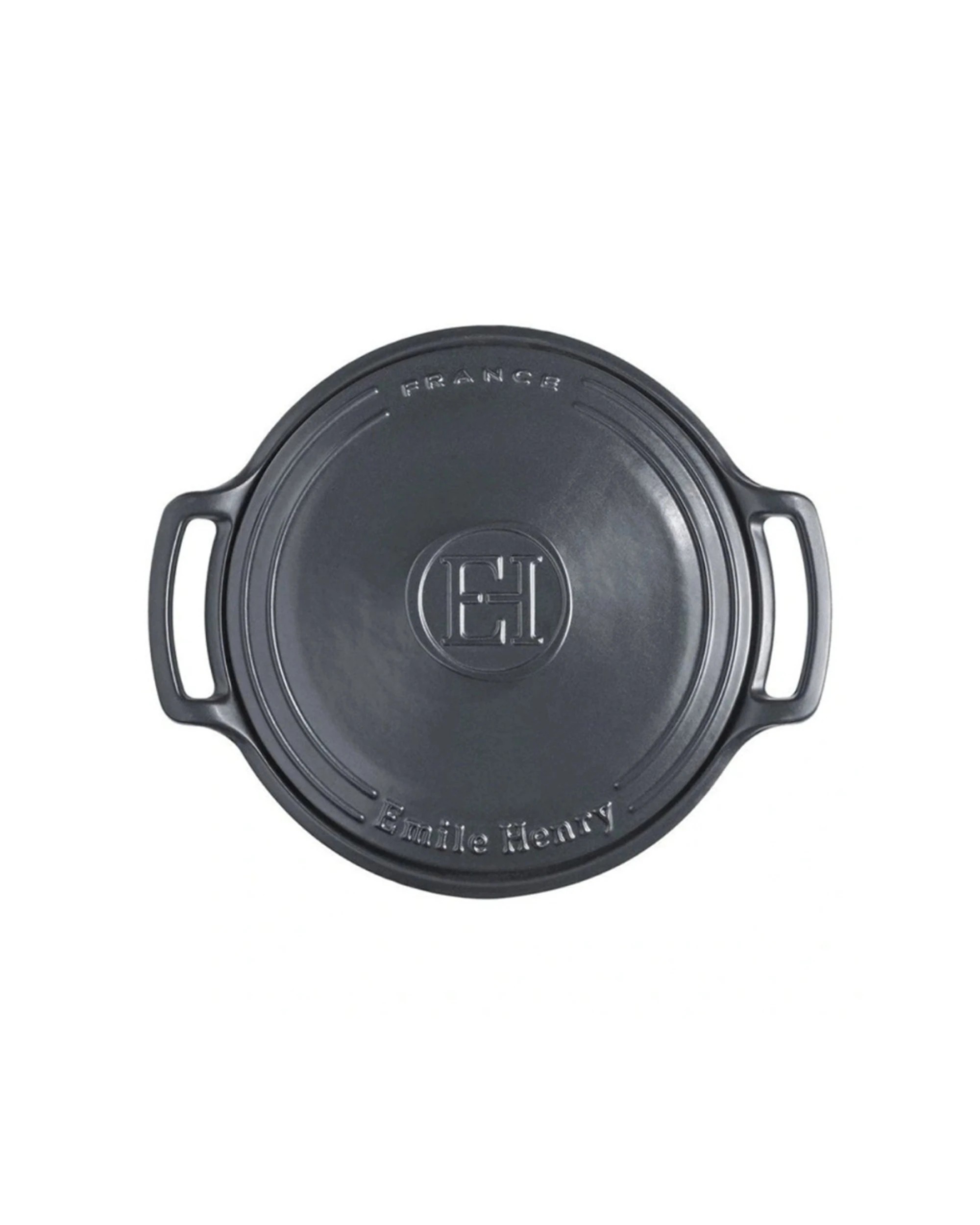 4 Emile Henry Sublime Round Casserole Dish Ceramic Cookware Oven Safe 4L Graphite - Charcoal, 4 of 5