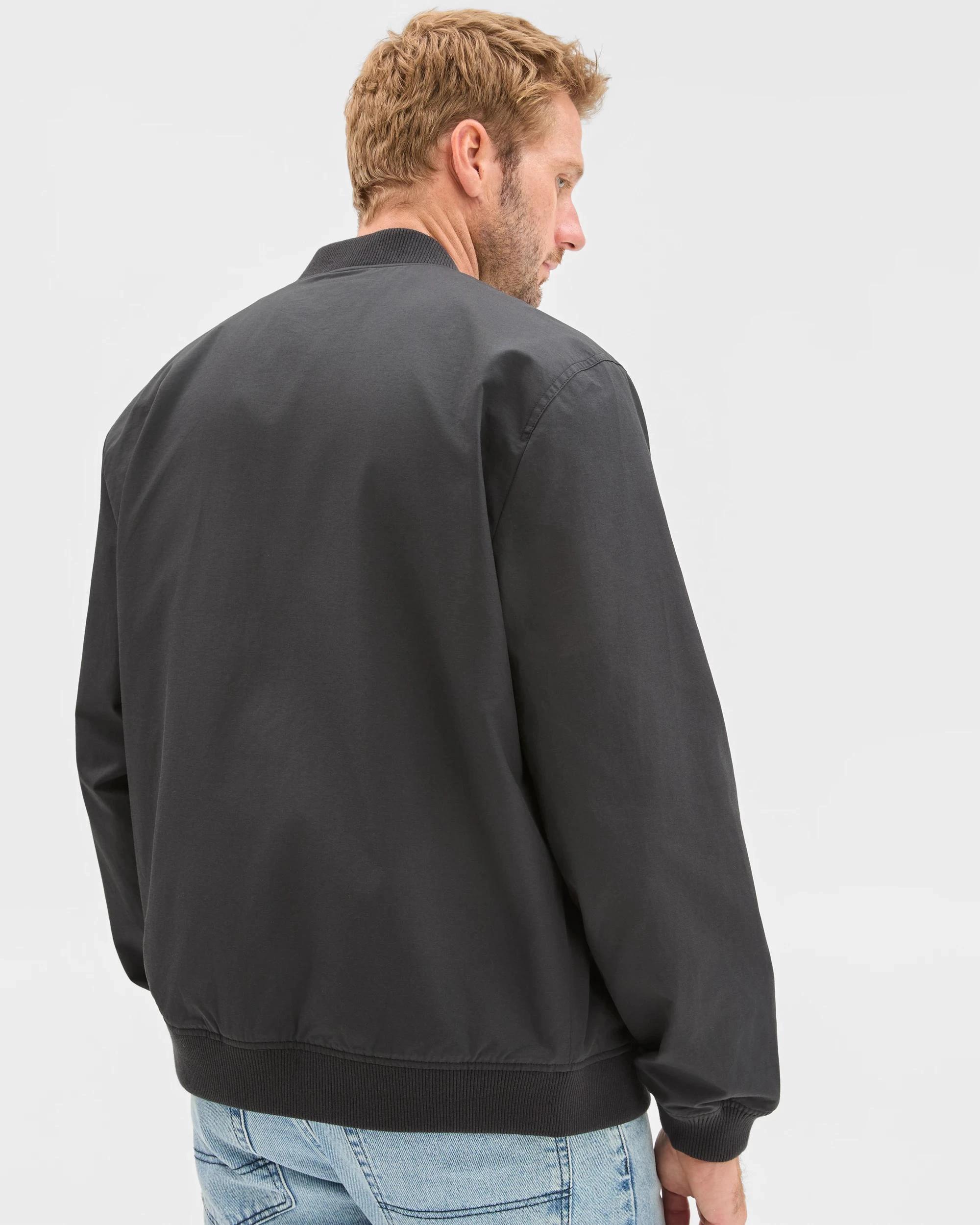 5 Target Man Australian Cotton Blend Bomber Jacket BLACK, 5 of 6