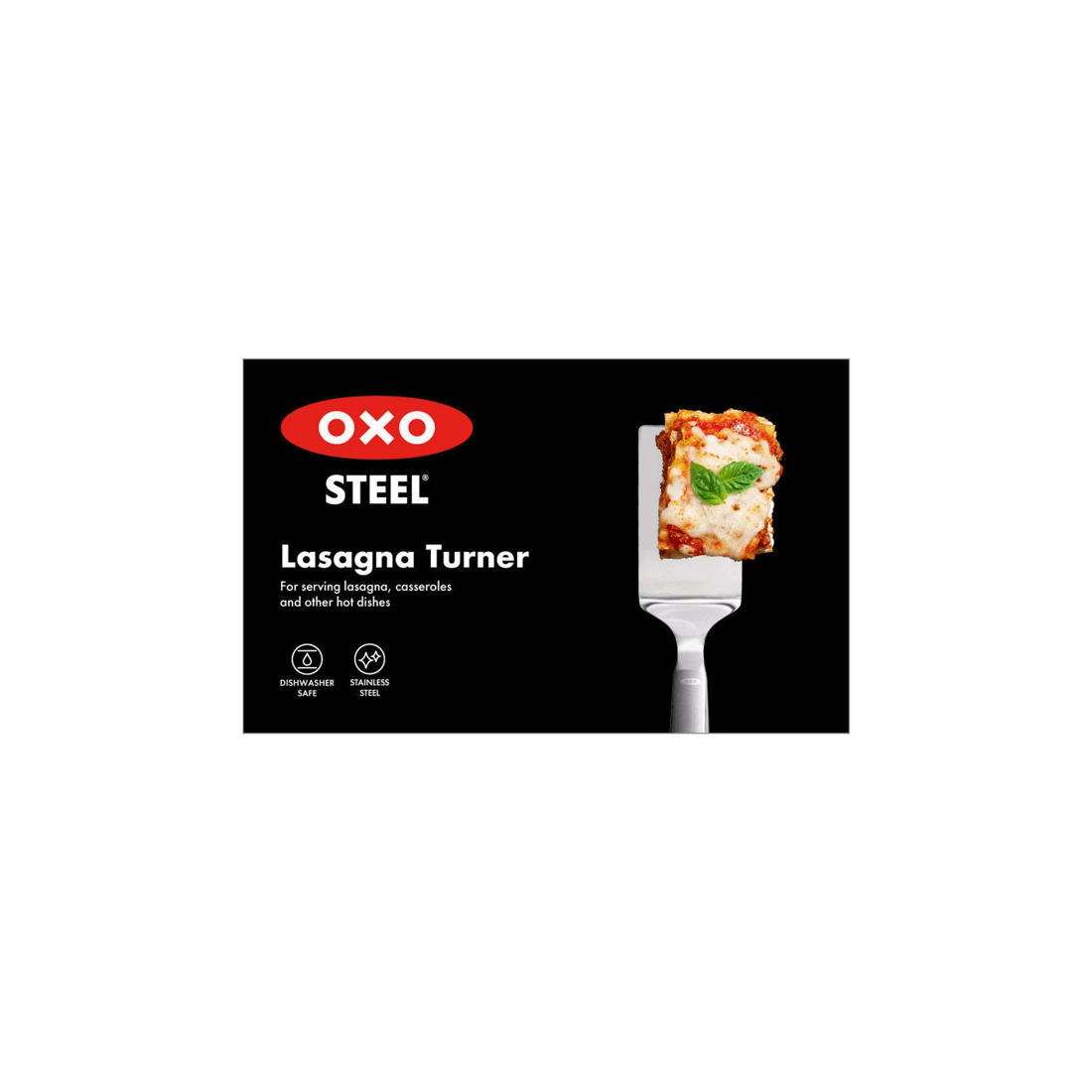 2 Oxo Lasagne Server 27.31cm Stainless Steel Serving Utensil Angled Handle
 - Silver, 2 of 9
