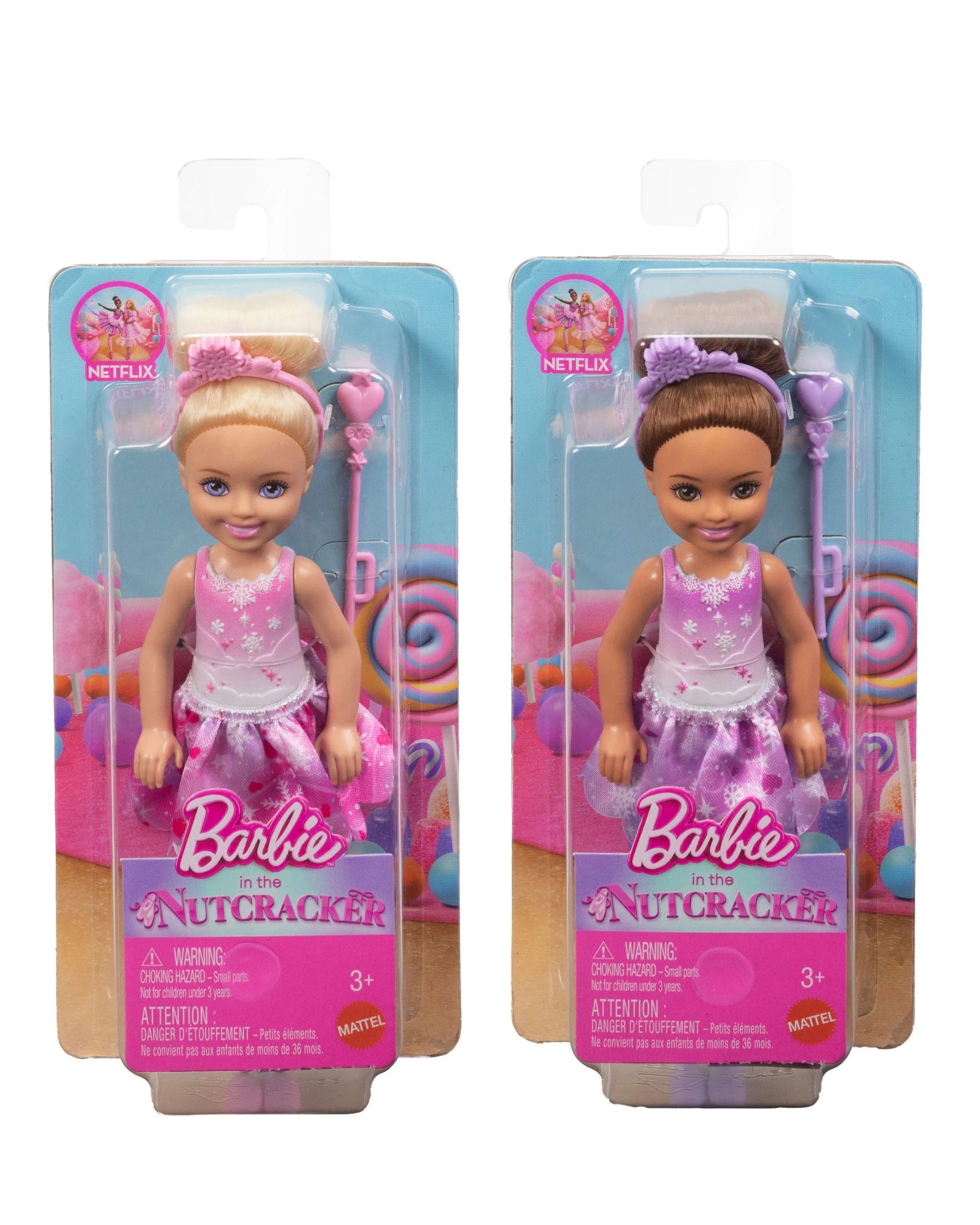 1 Barbie in the Nutcracker Chelsea Ballerina Doll - Assorted - Pink, 1 of 6