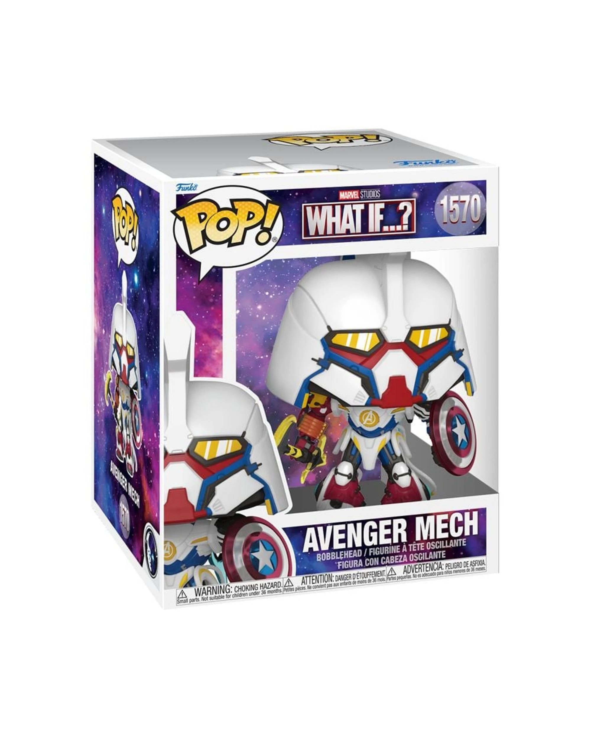3 Marvel What If...? Avenger Mech Super 6 inch Funko POP! Vinyl, 3 of 3