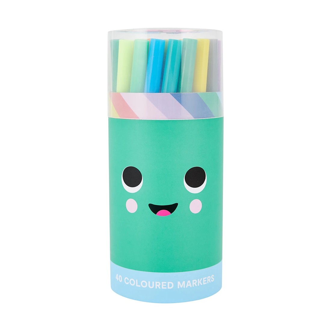 1 40 Pack Coloured Markers in Tube, 1 of 6