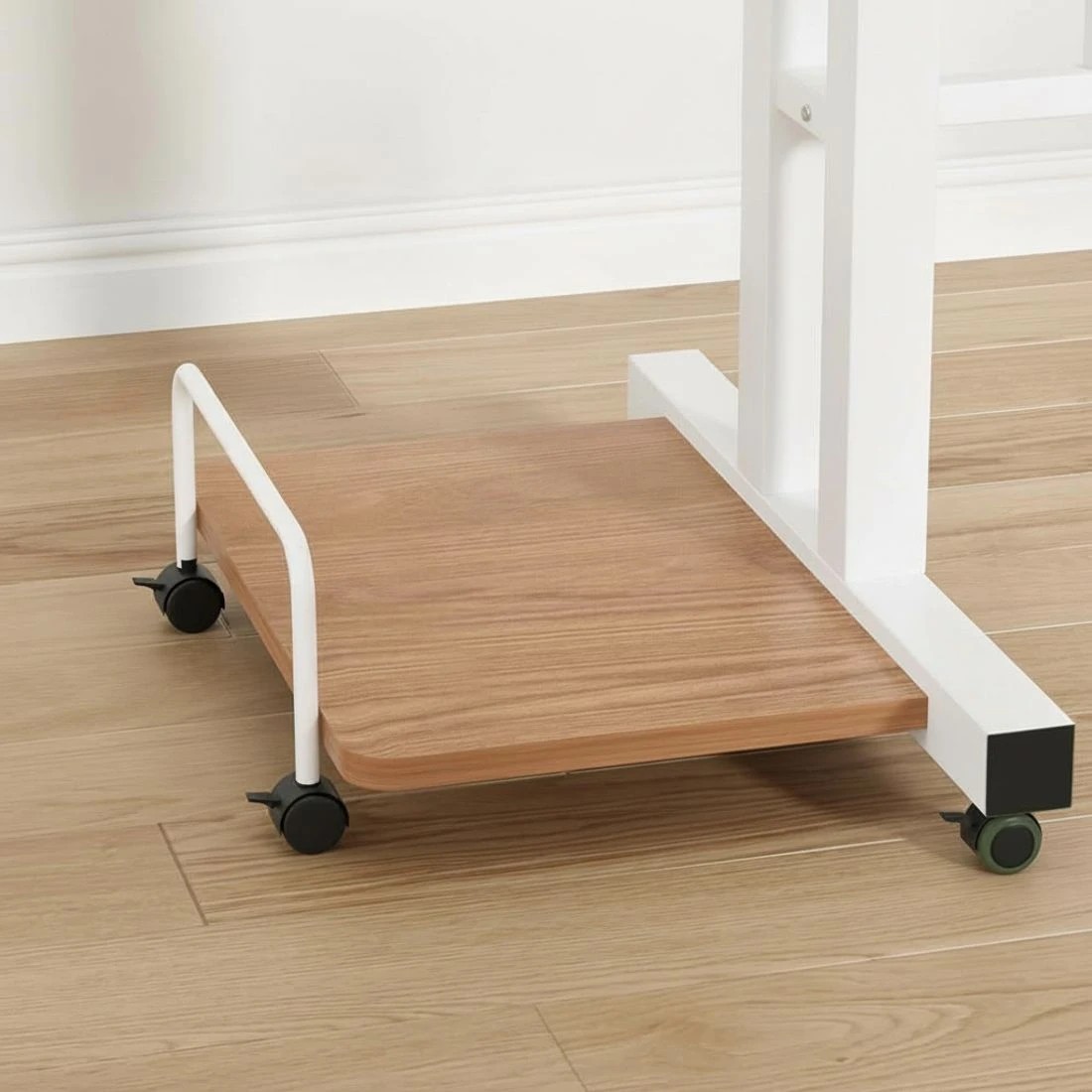 4 Artiss Laptop Desk Table Adjustable Light Wood 80CM - Brown, 4 of 8