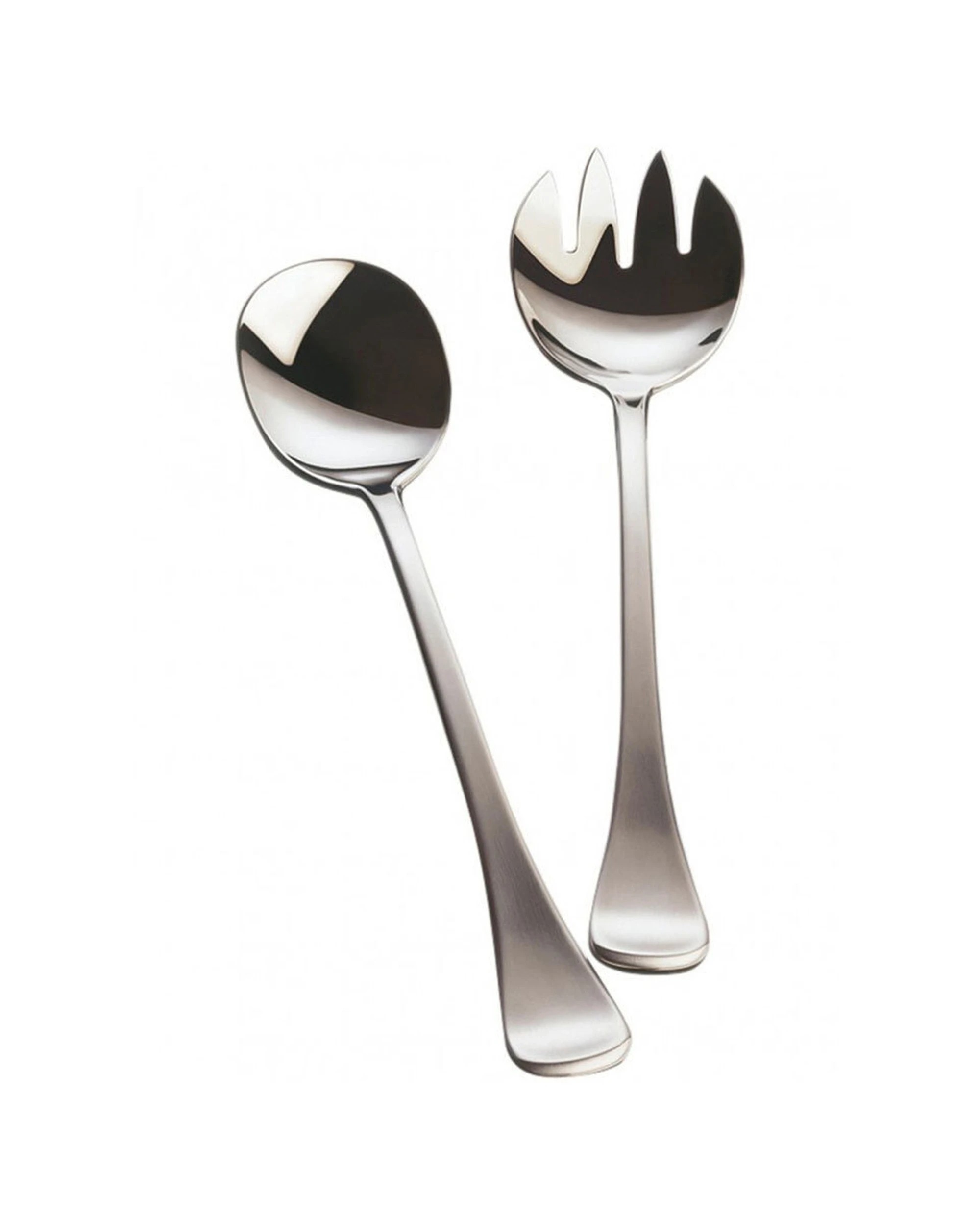 1 Maxwell & Williams Cosmopolitan Salad Servers Gift Boxed 18 10 Stainless - Silver, 1 of 3