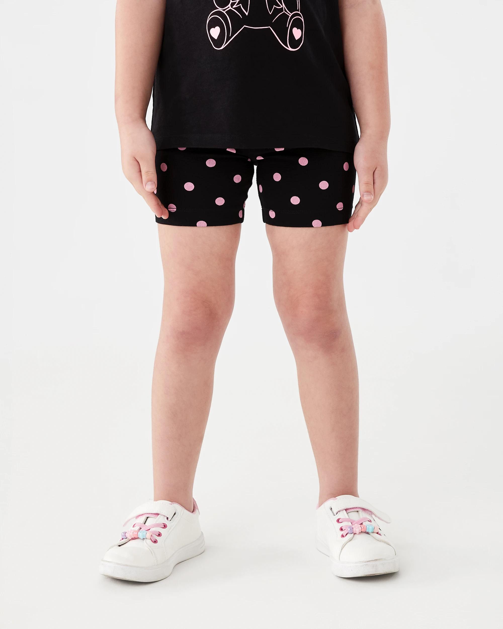 1 Bike Shorts Blk Spots, 1 of 6