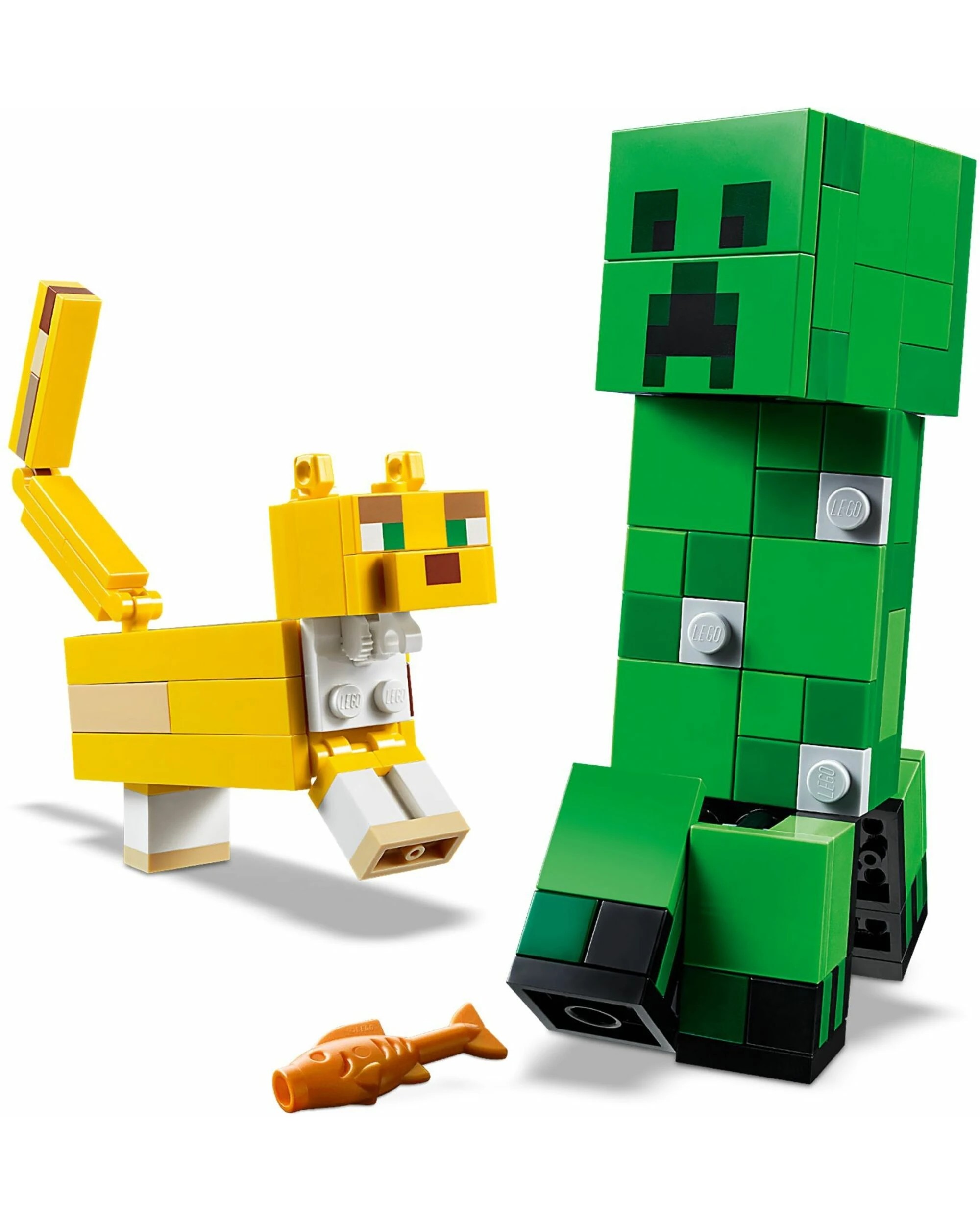 3 LEGO 21156 BigFig Creeper & Ocelot Minecraft Figures, 3 of 3