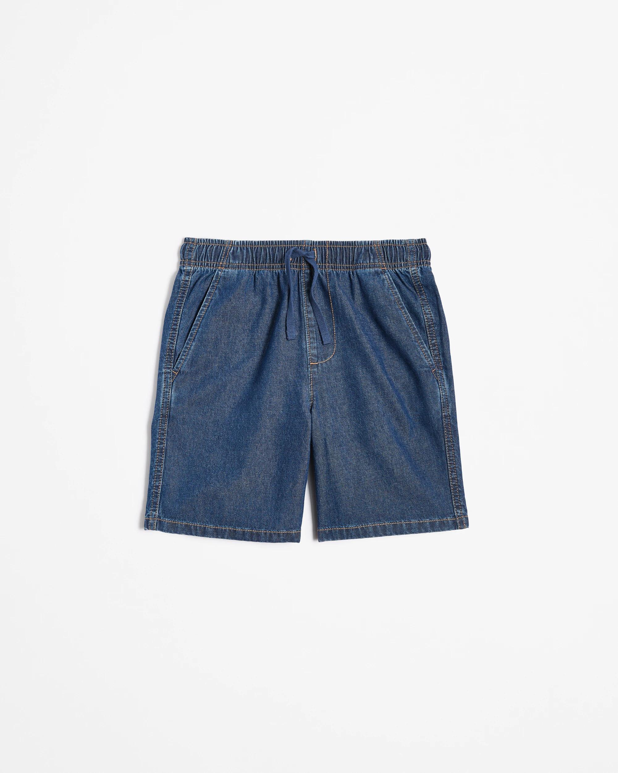 4 Target Chambray Shorts MID WASH, 4 of 5