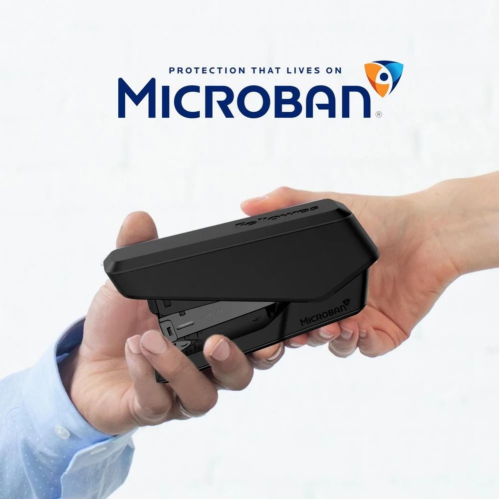 3 Fellowes LX840 Half Strip Easy Press Stapler Black, 3 of 8